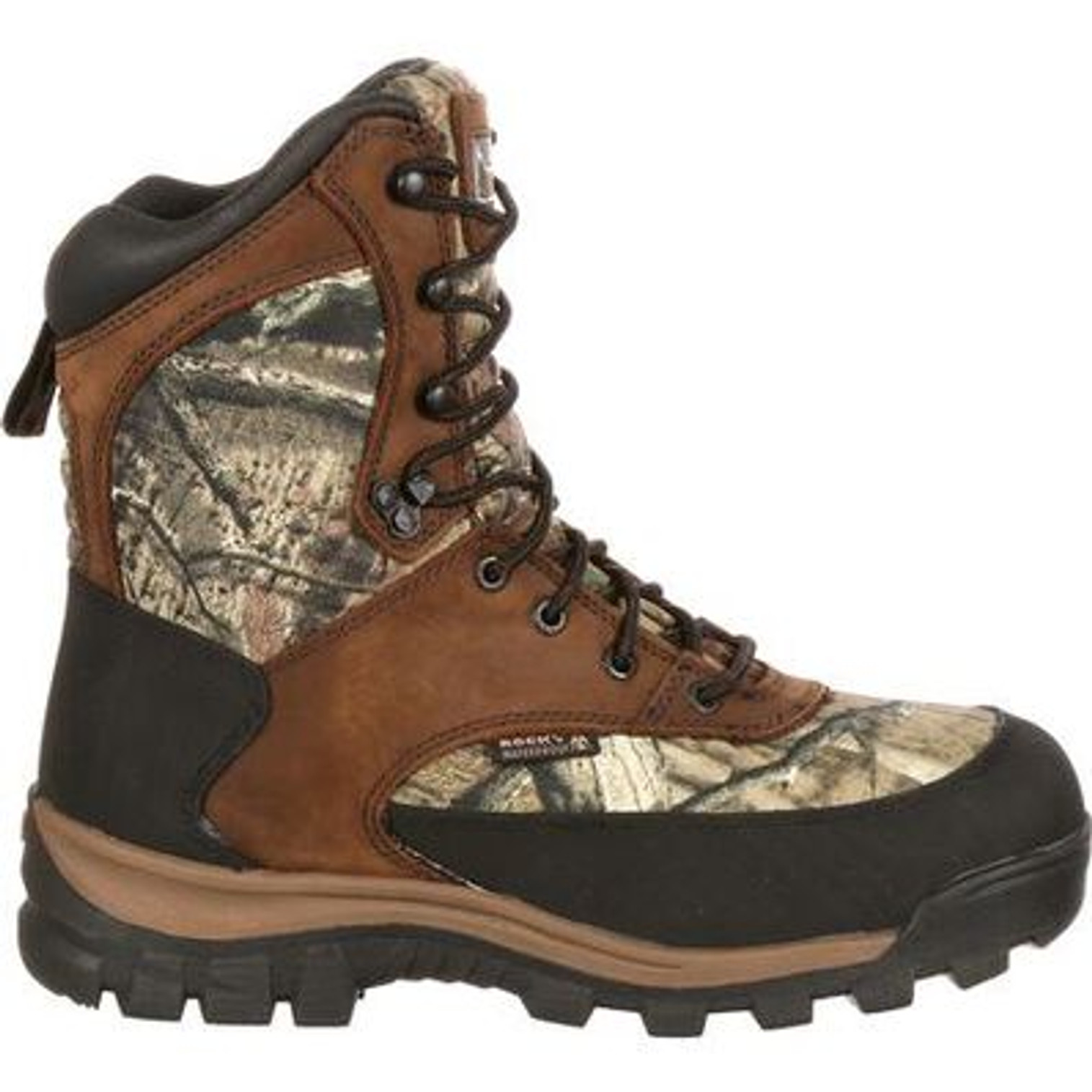 Rocky Core Waterproof 800g Insulated Outdoor Boot Brown And Mossy Oak