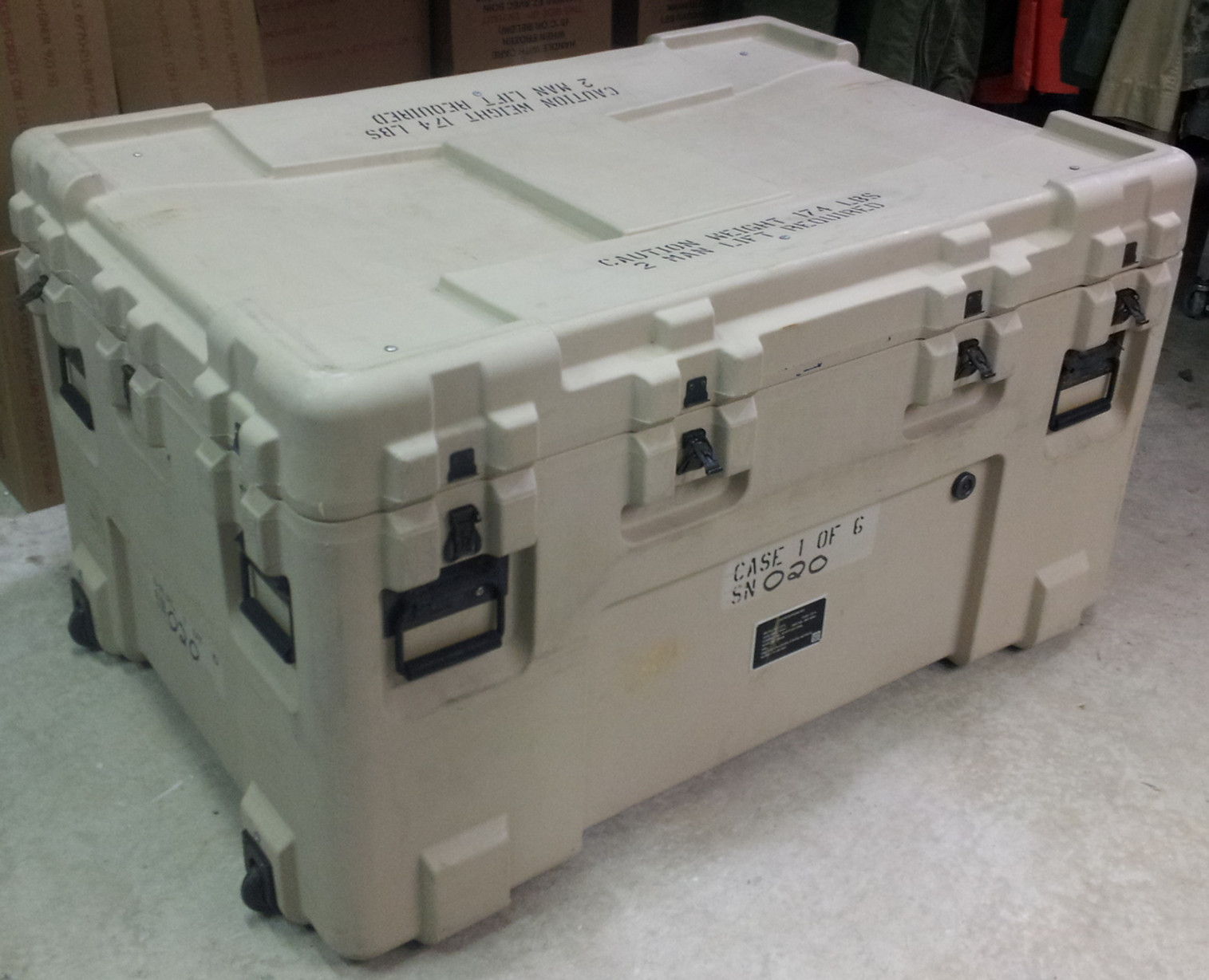 U.S. Armed Forces Hardigg Radar Case