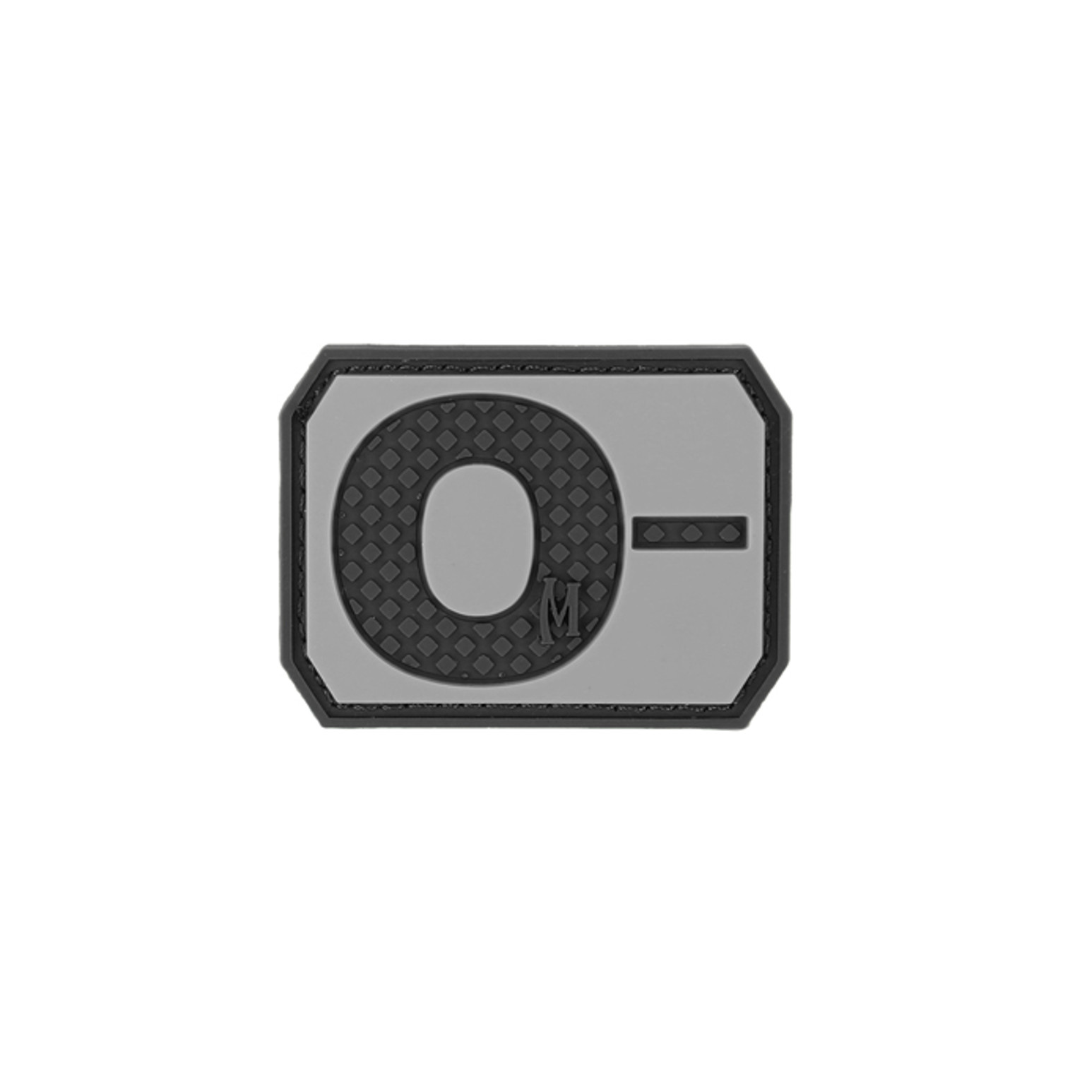 O- Blood Type PVC - Morale Patch - SWAT