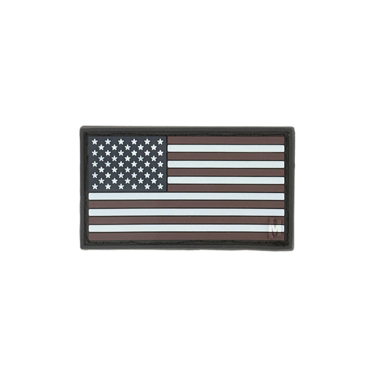 US Flag 2" PVC - Morale Patch - Glow In The Dark