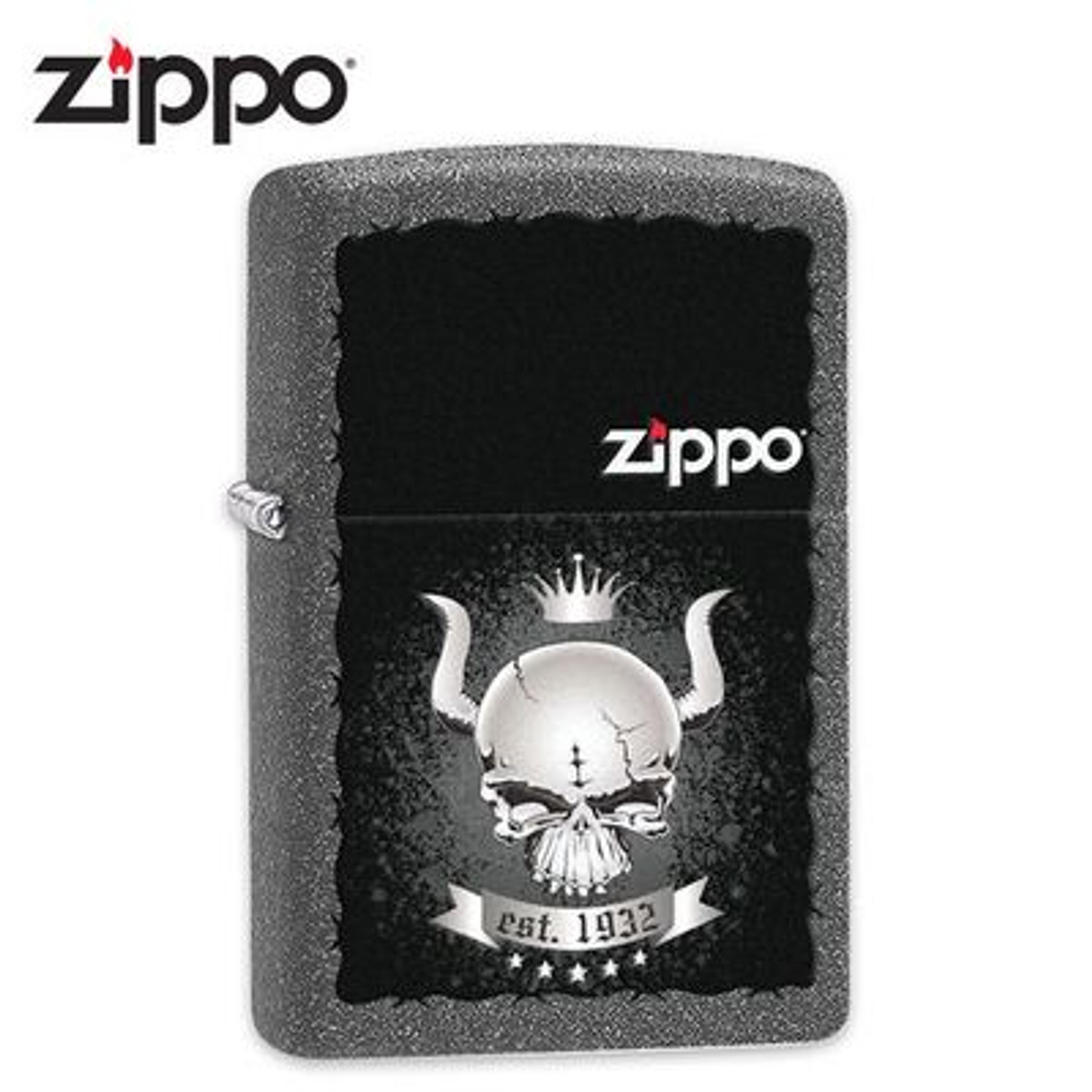 Zippo Iron Stone Est. 1932 Windproof Lighter