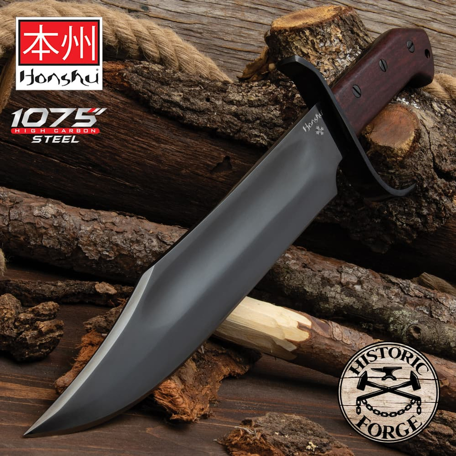 Honshu Historic Forge Pioneer Bowie Knife 
