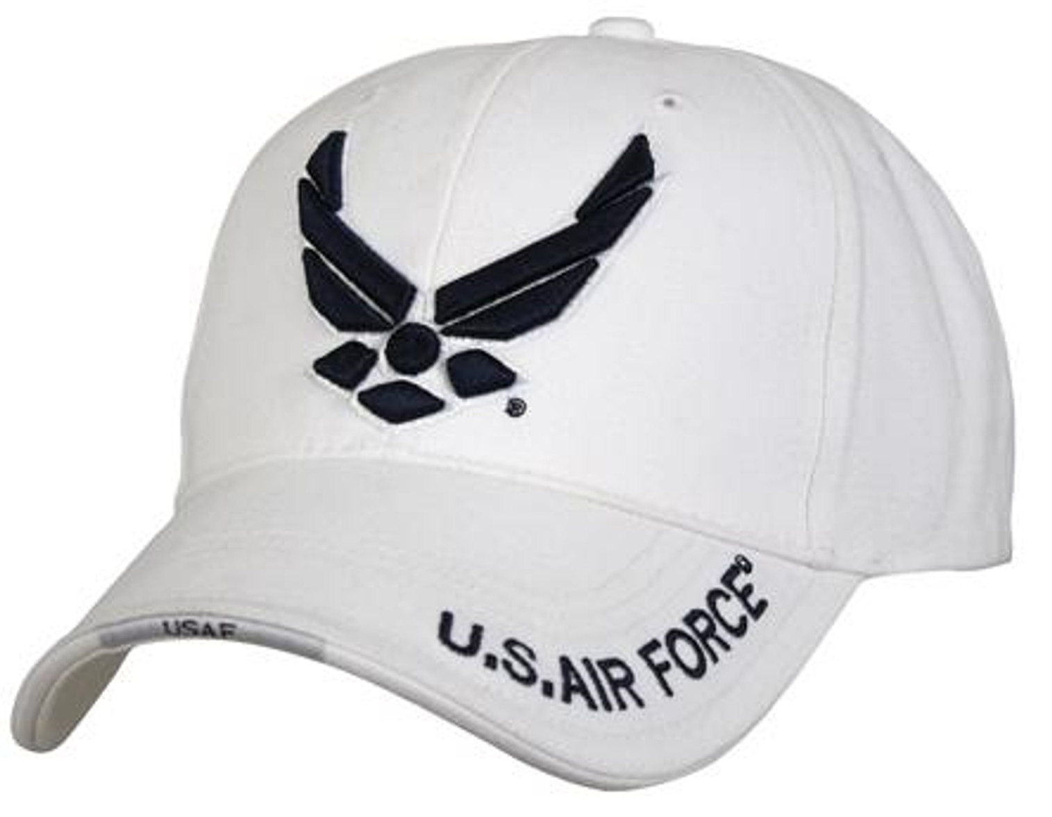 Rothco Deluxe U.S. Air Force Wing Low Profile Insignia Cap - White