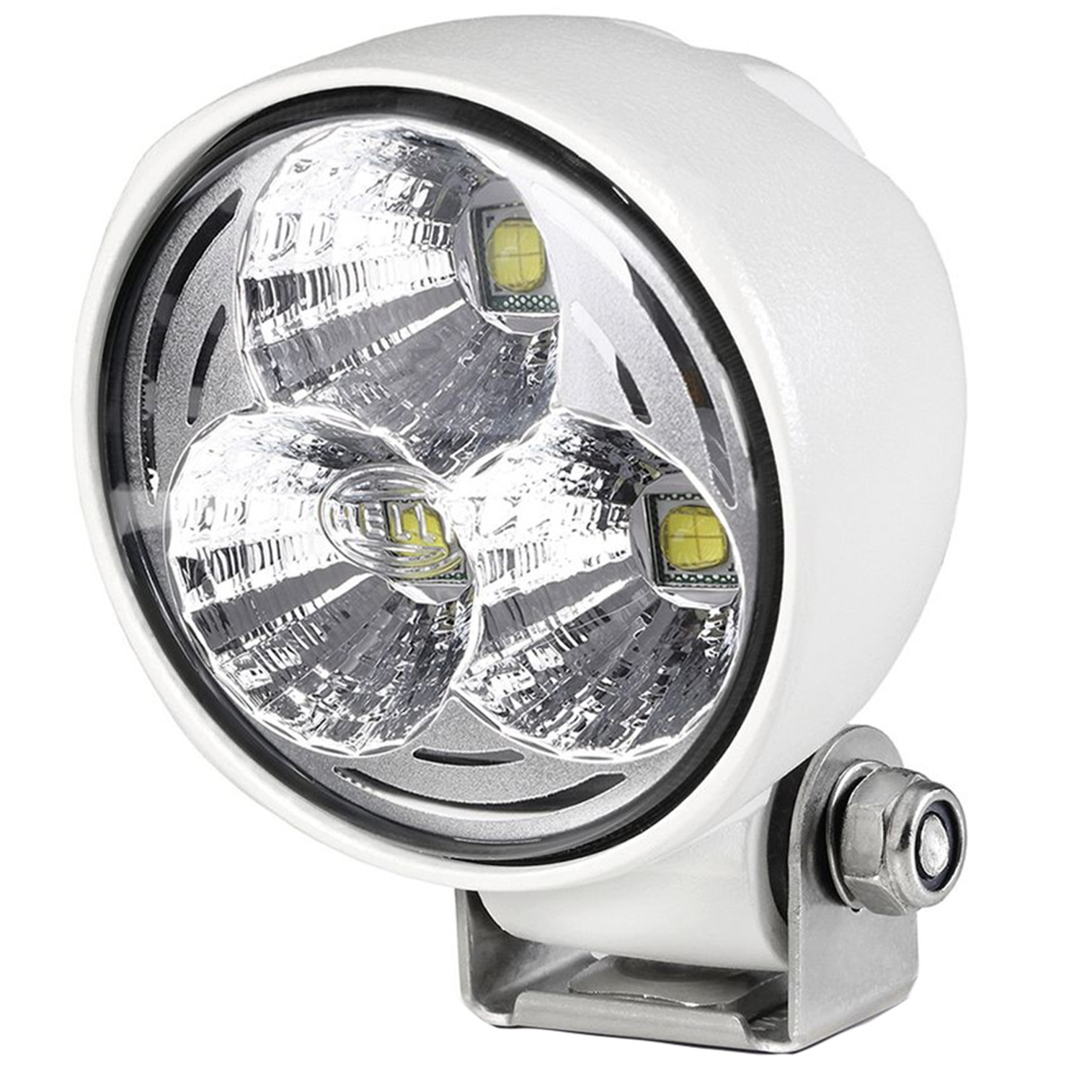 Hella Marine Module 70 Gen 4 LED Floodlight - White Housing - Long Range - 2100 Lumens