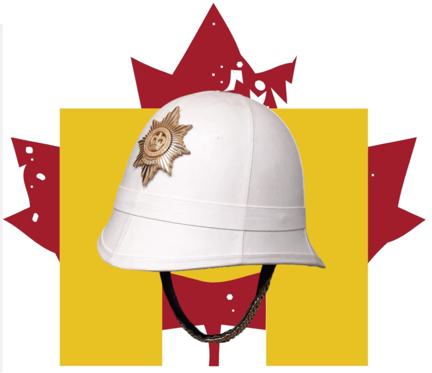 Canadian Royal Military College Parade Pith Helmet - AS IS - Complete