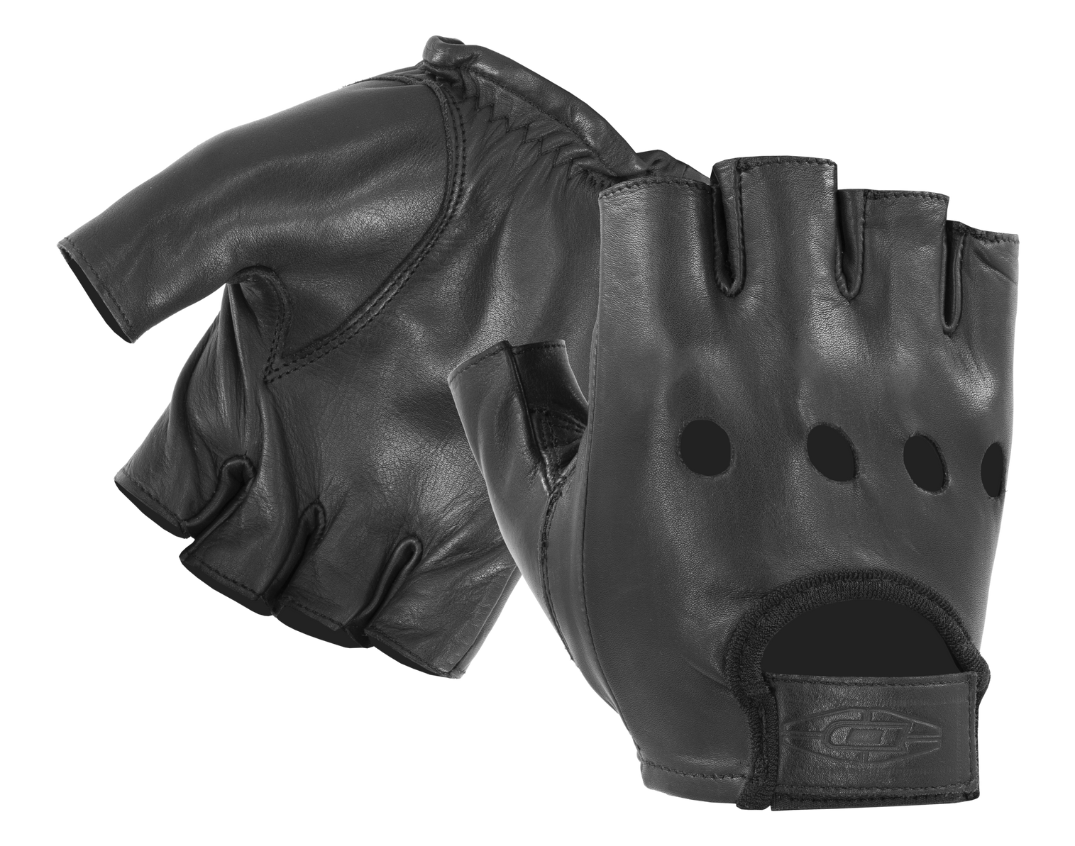 Half-finger Leather Driving Gloves - KRDM-D22SMED