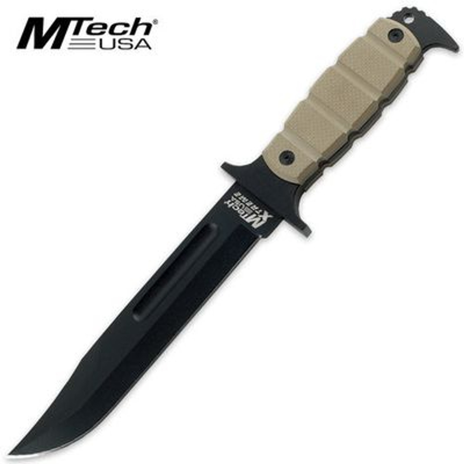 MTech Xtreme 1-Inch Fixed Blade Tactical Knife - Tan