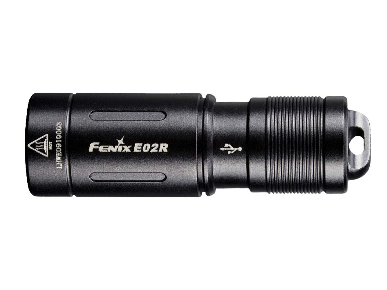 E02r Rechargeable Edc Flashlight Black