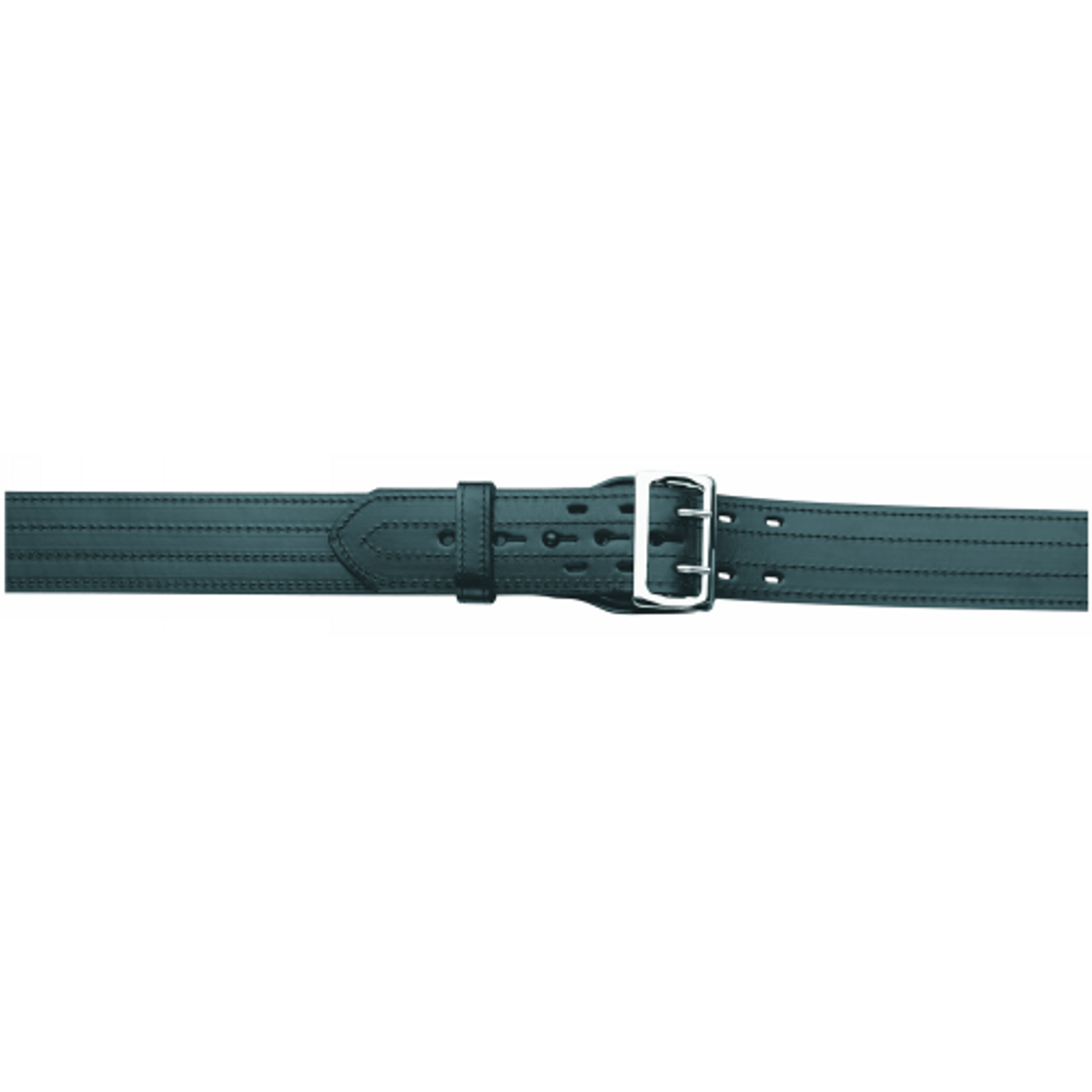 Leather Fully Lined 4-row Stitched Duty Belt - KRGG-B59-44FL4RBR