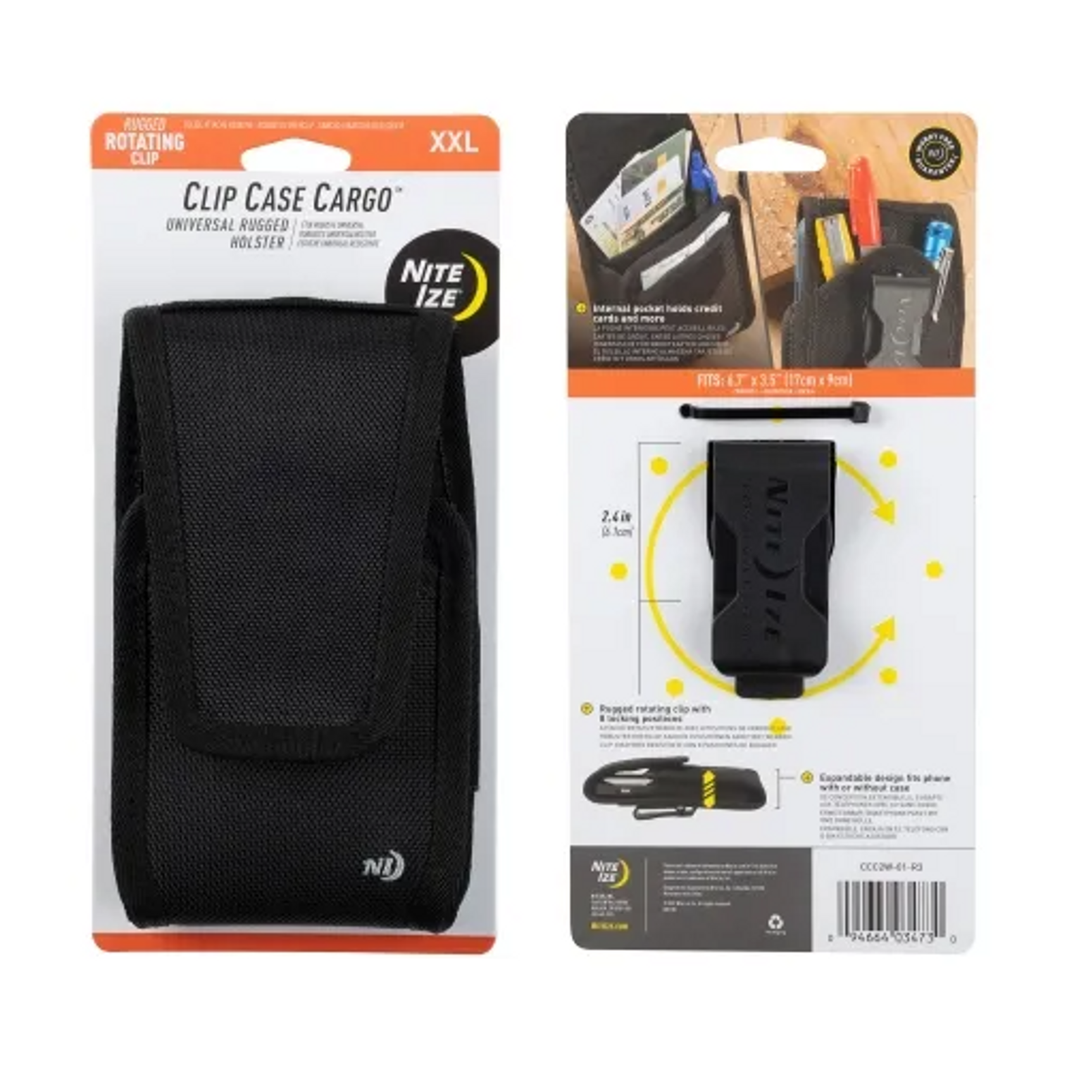 Clip Case Cargo Universal Rugged Holsters