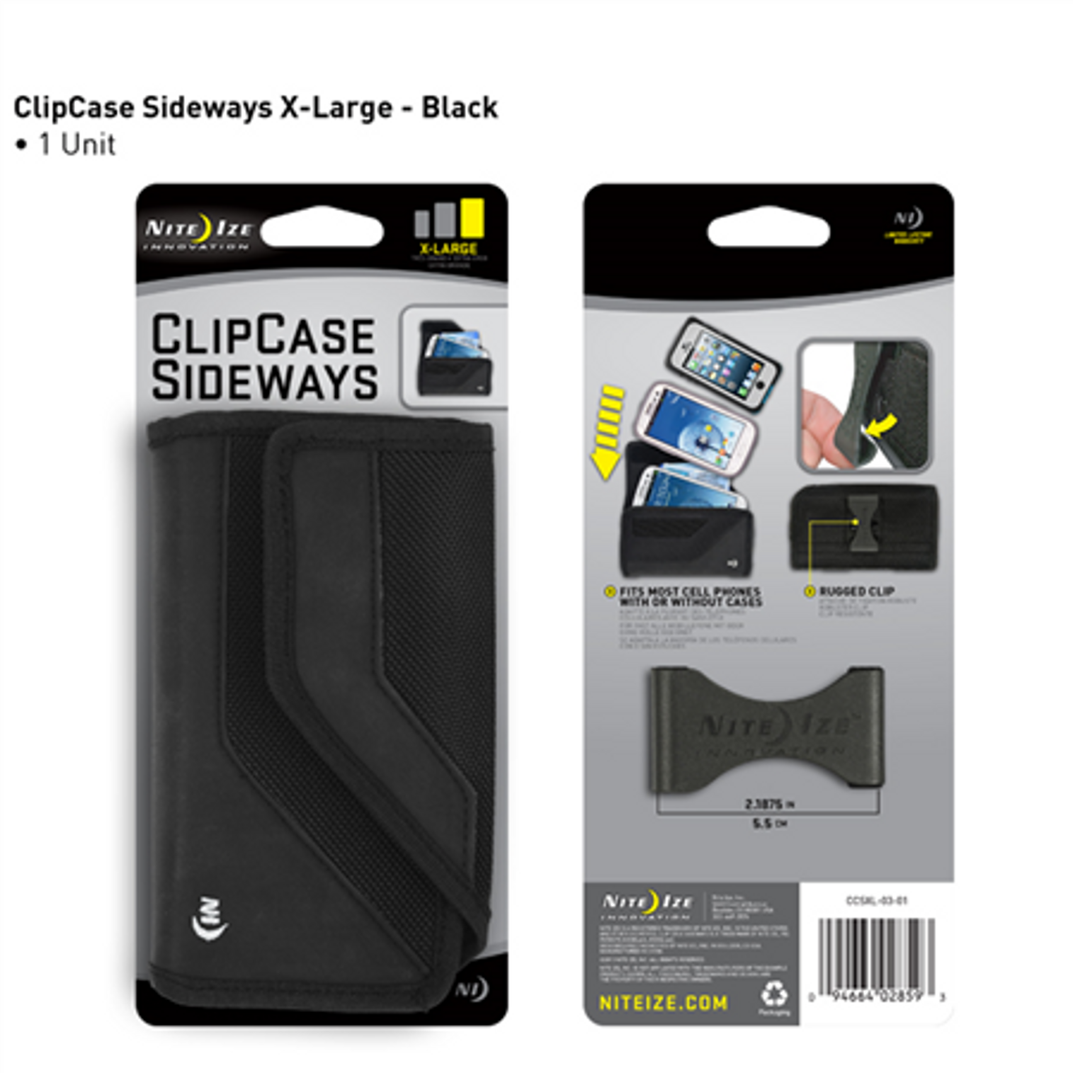 Clip Case Cargo Sideways