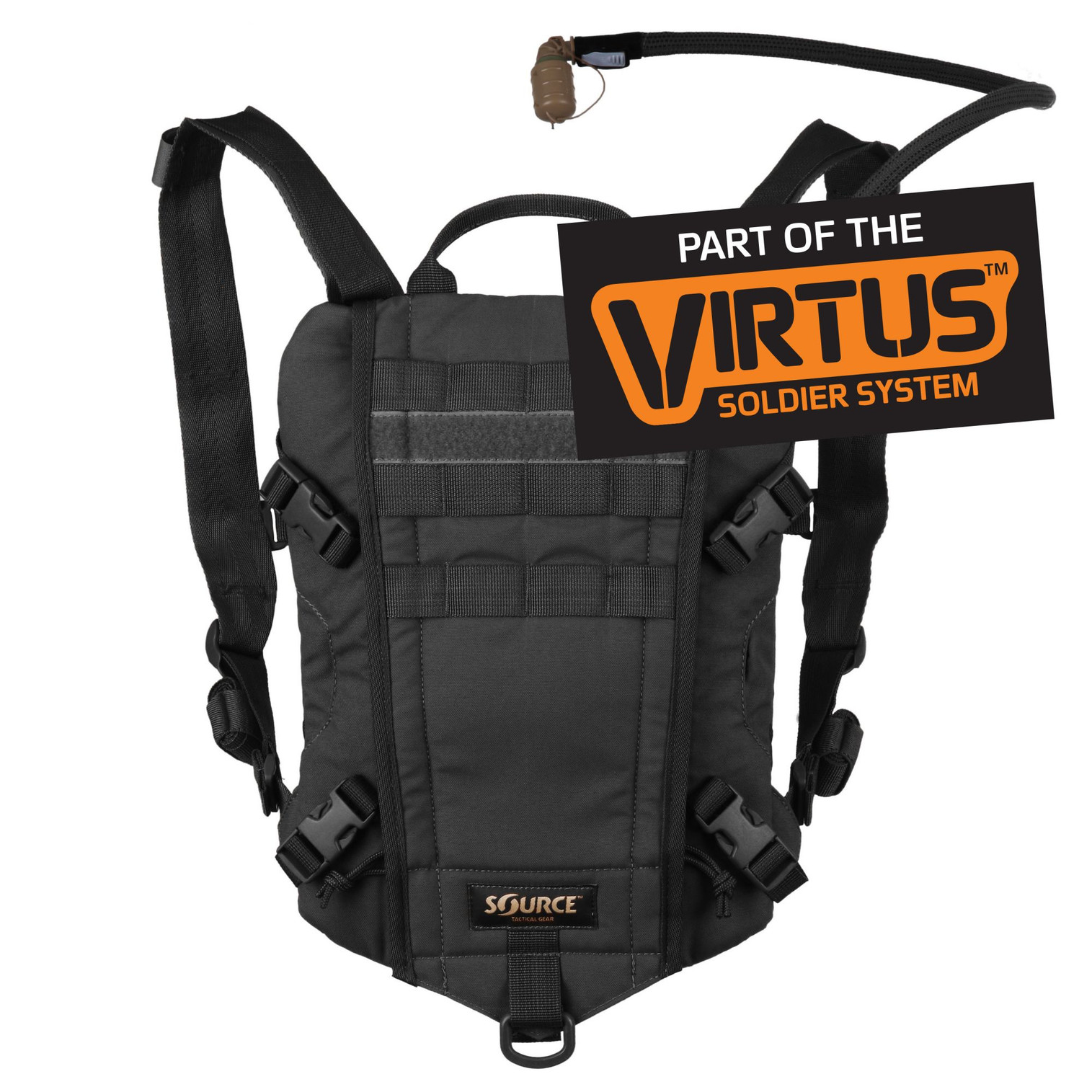 Rider 3l Low Profile Molle Tactical Hydration Pack