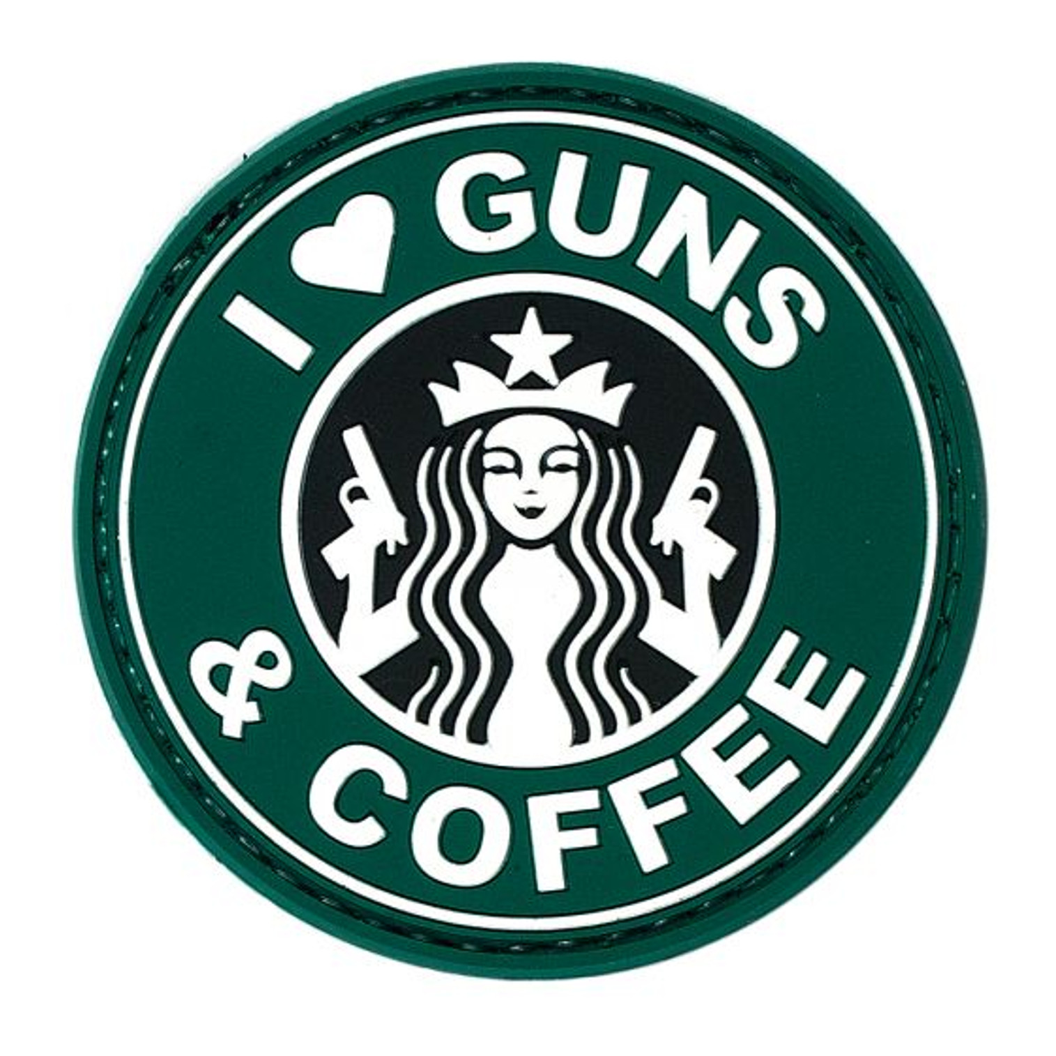 I Love Guns & Coffee Patch - KRVDT07-0916000000