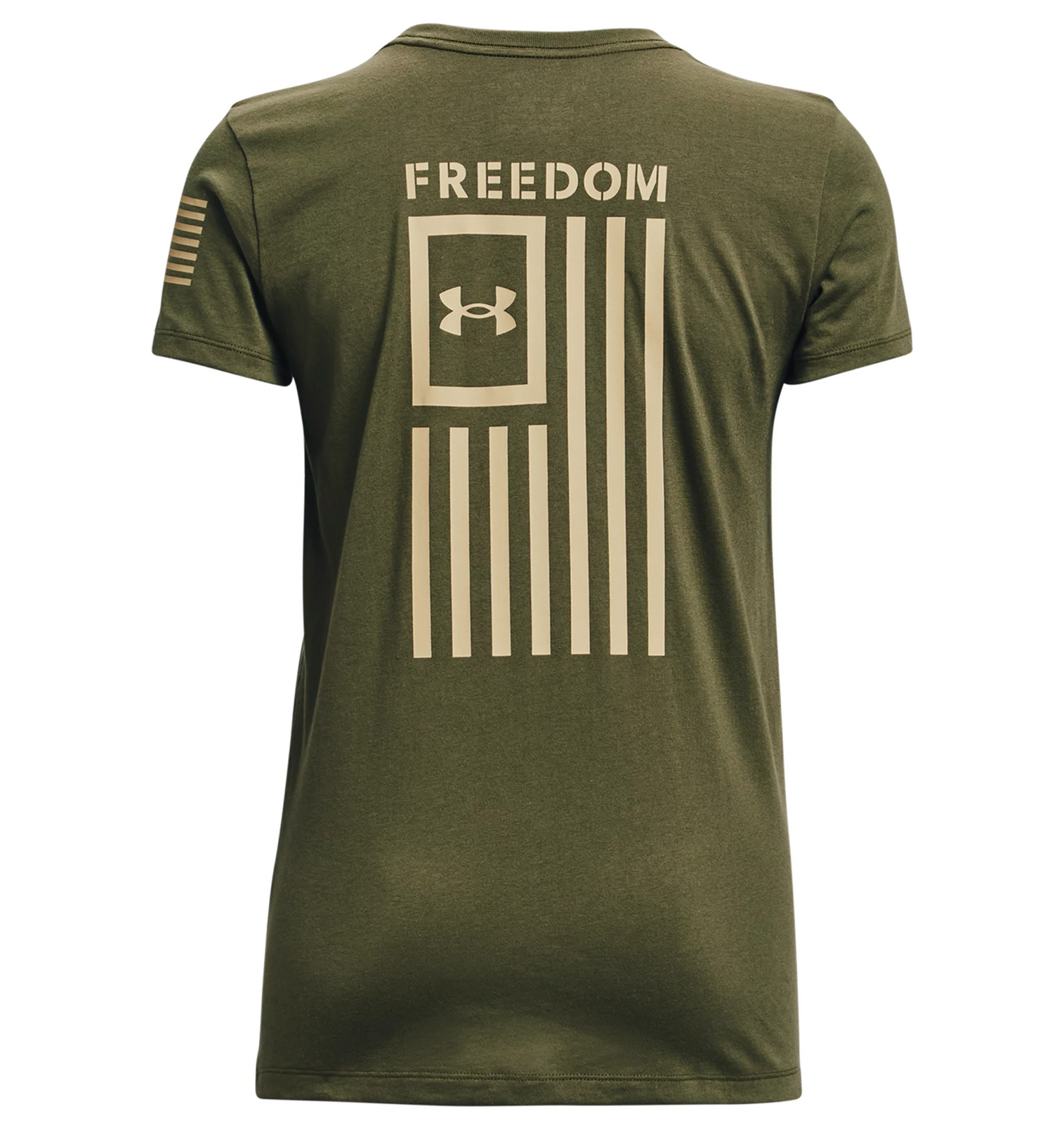 Women's Ua Freedom Flag T-shirt - KR13708143902X