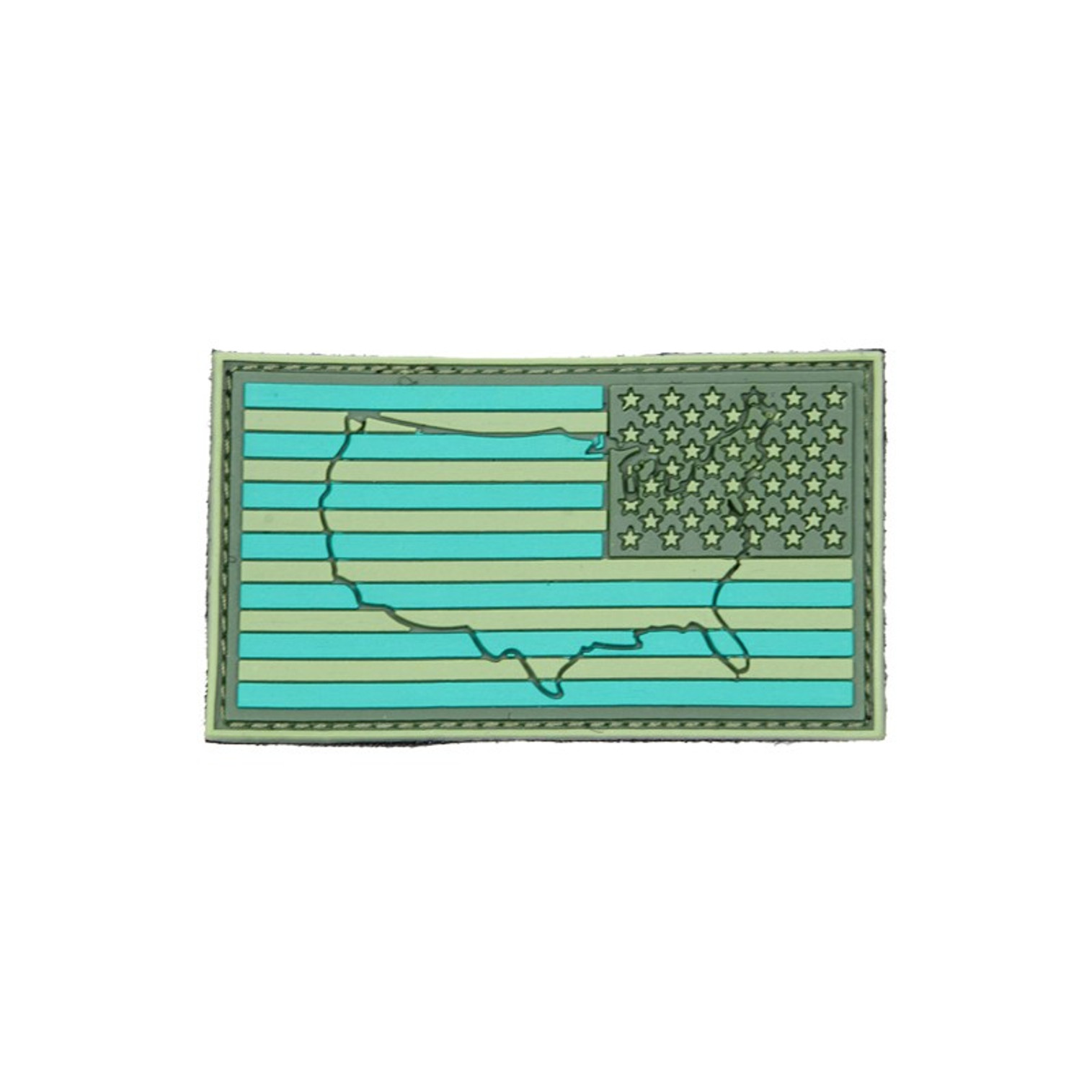 US Flag - Green Reverse (Raised) - Morale Patch