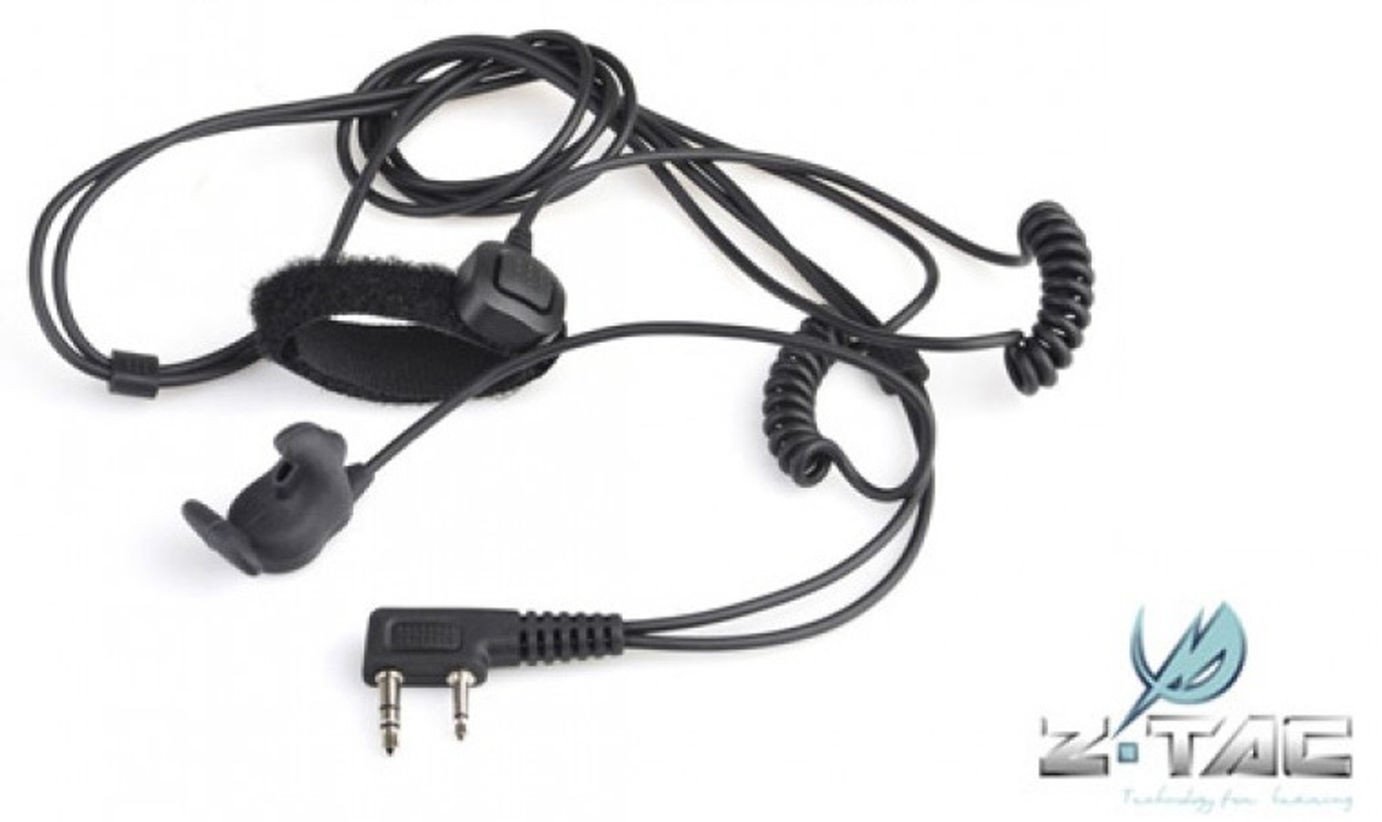 Z-TacticalBone Conduction Headset with Finger PTT (Connector: Kenwood)