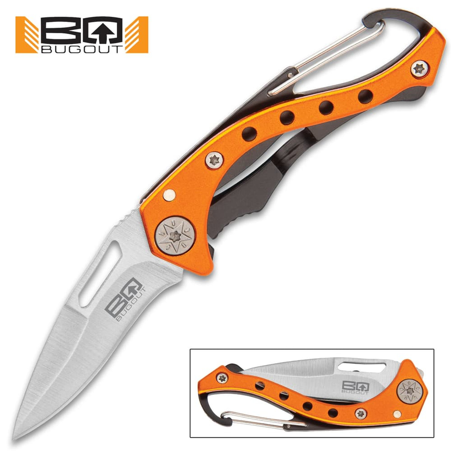 BugOut Carabiner Pocket Knife 