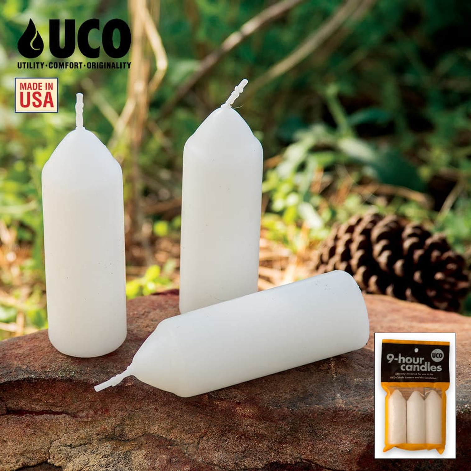 UCO Nine Hour Candles - 3-Pack