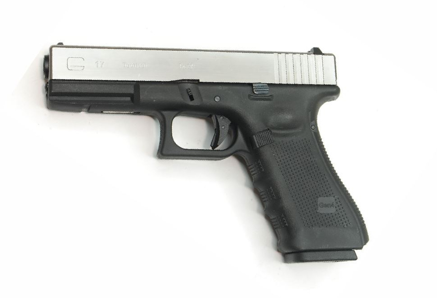 WE Glock 17 Gen 4 Blowback Airsoft Pistol - Silver