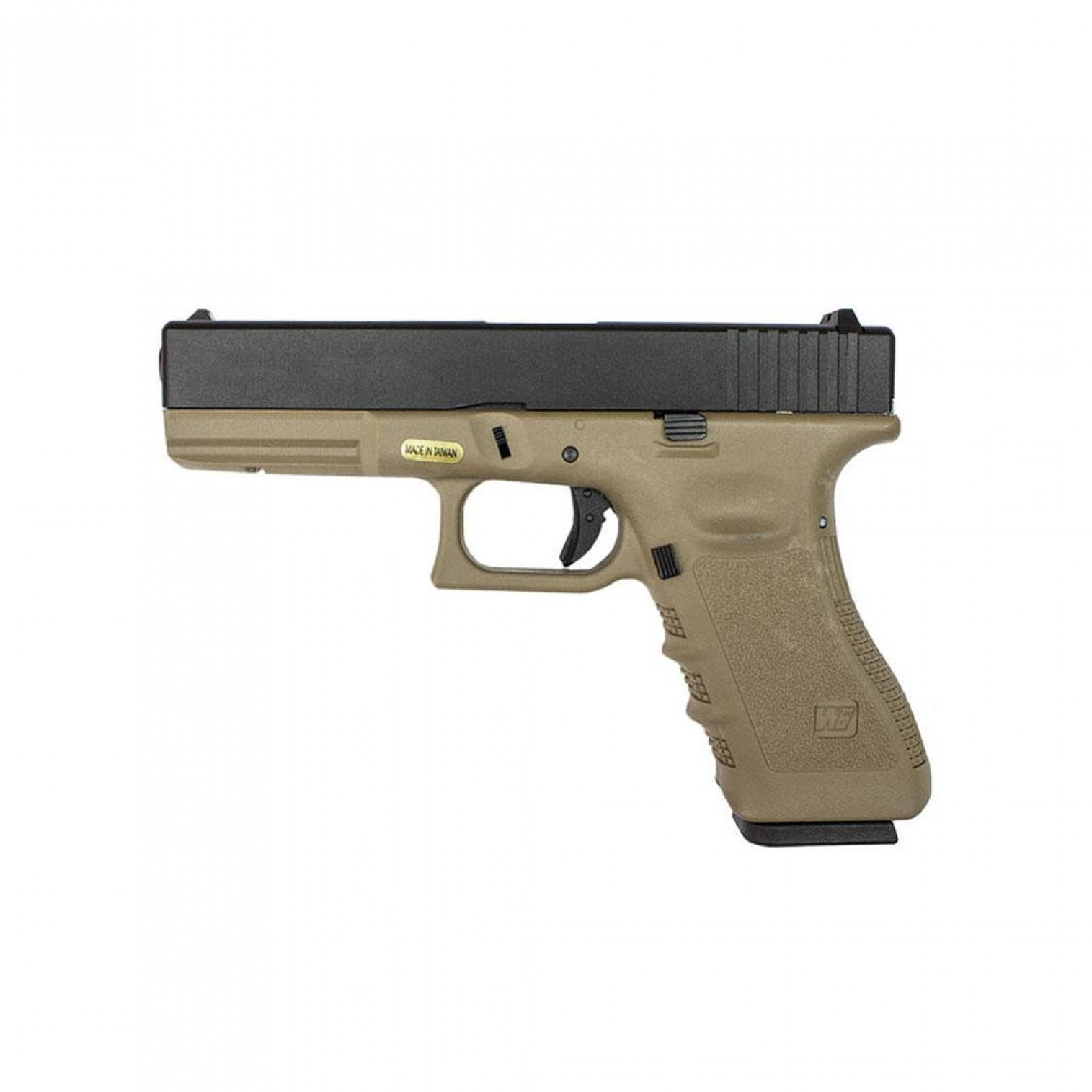 WE Glock 17 Gen 4 Blowback Airsoft Pistol - Tan