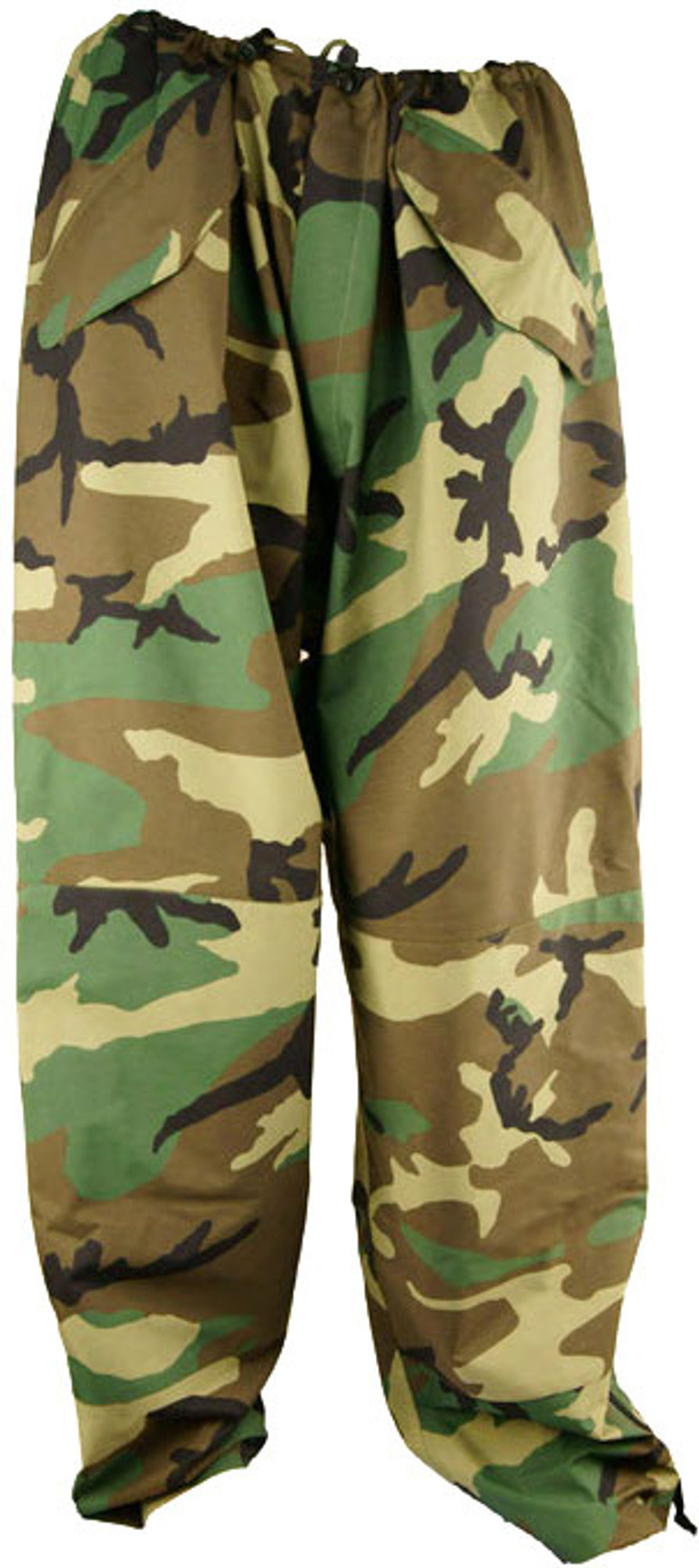 U.S. Armed Forces Gore-Tex Pants w/Pullstring Waist   - Woodland Camo