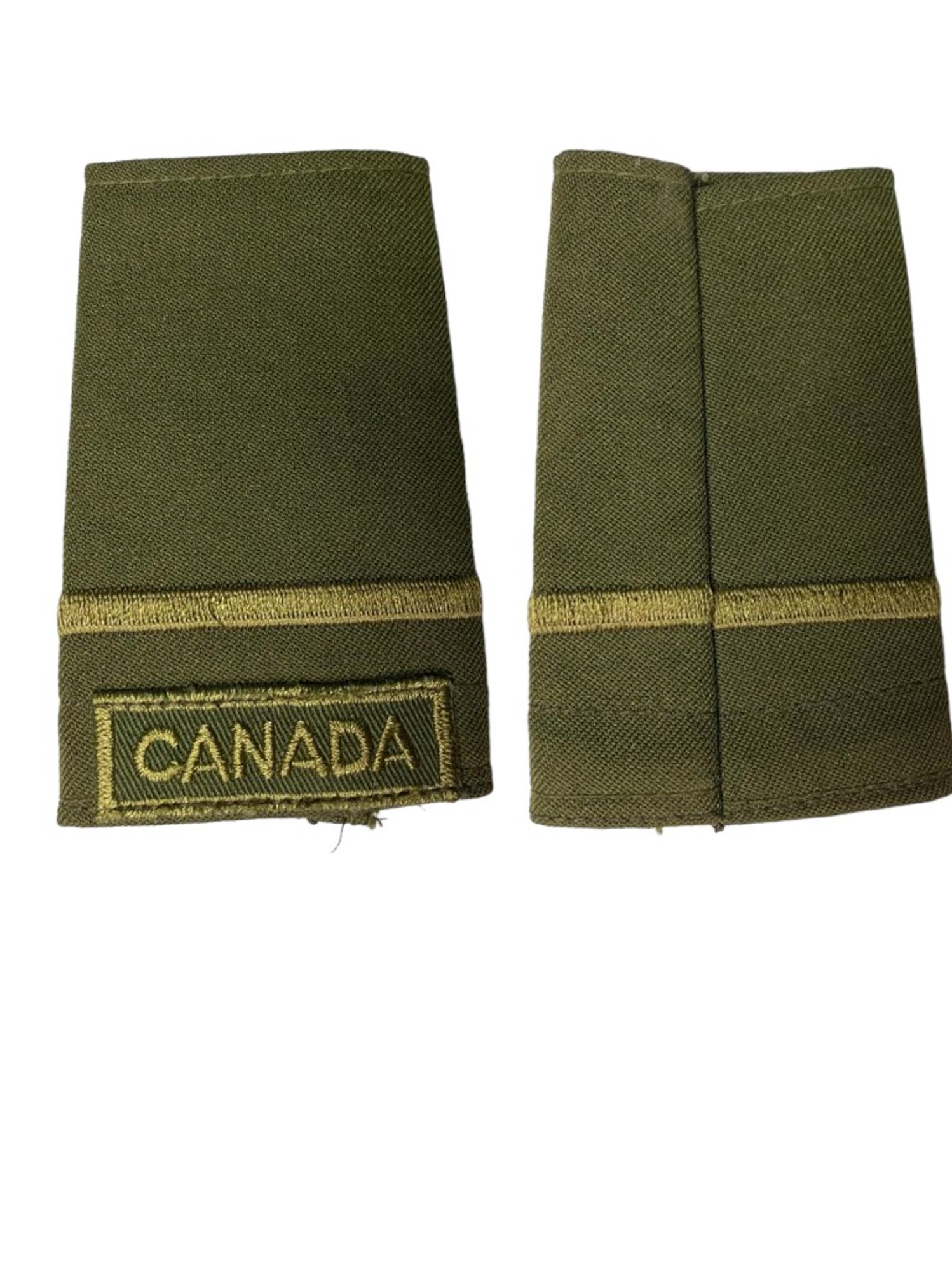 Canadian Armed Forces Green Rank Epaulets Army - Officer Cadet