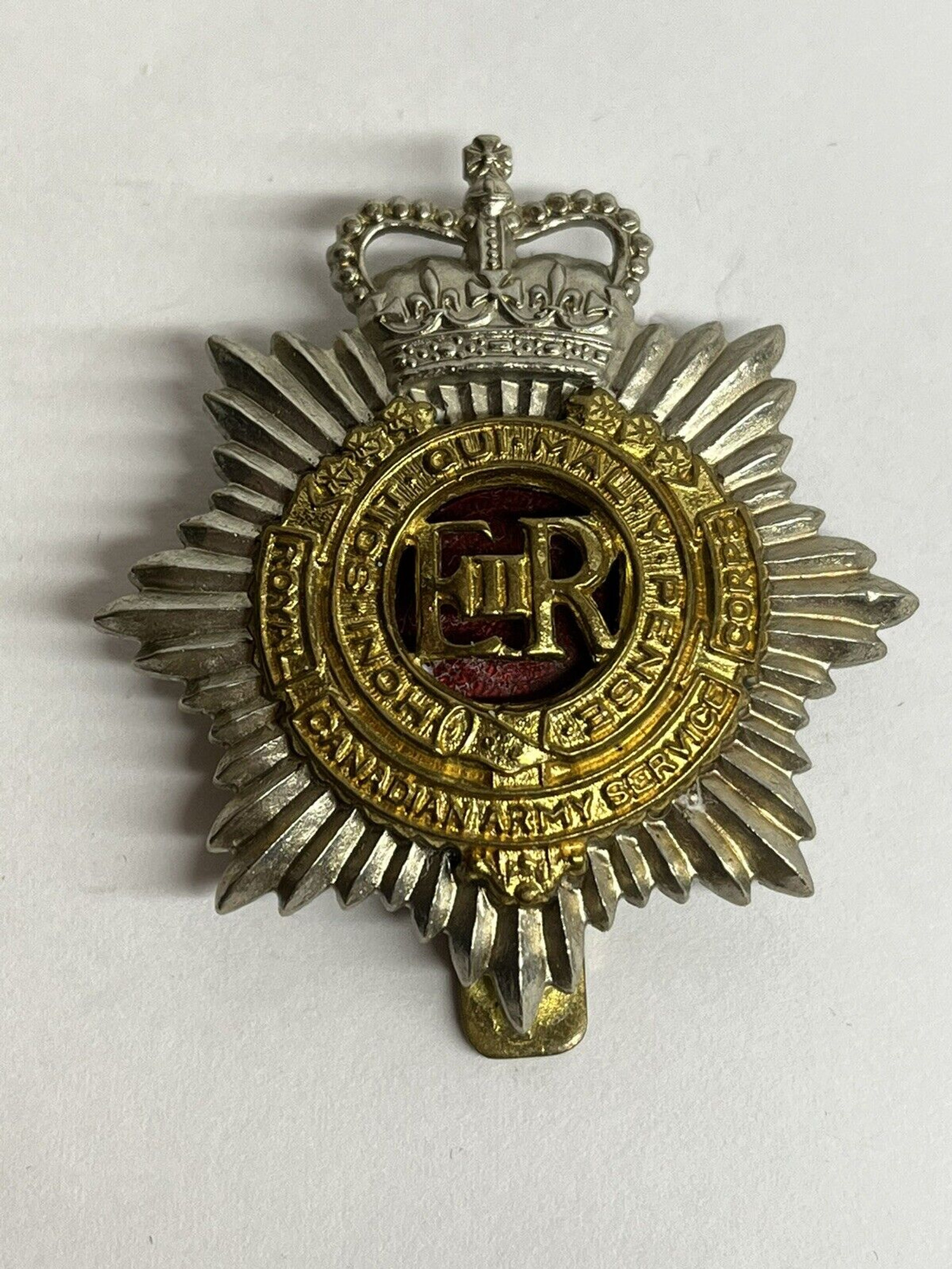 Royal Canadian Engineers Cap Slider Badge