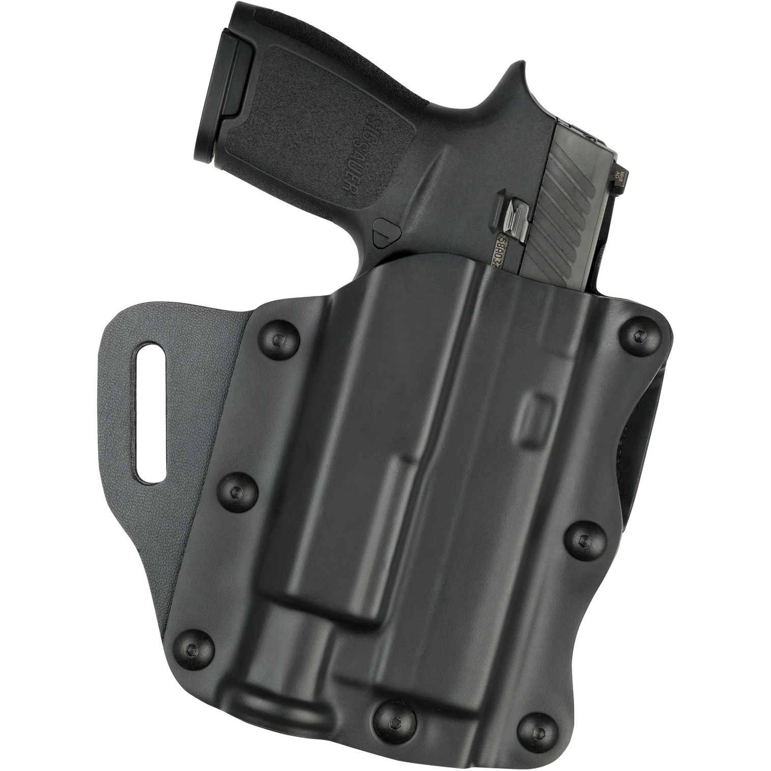 Model 557 Open-top Belt Slide Concealment Holster For Sig Sauer P320 9 W/ Light