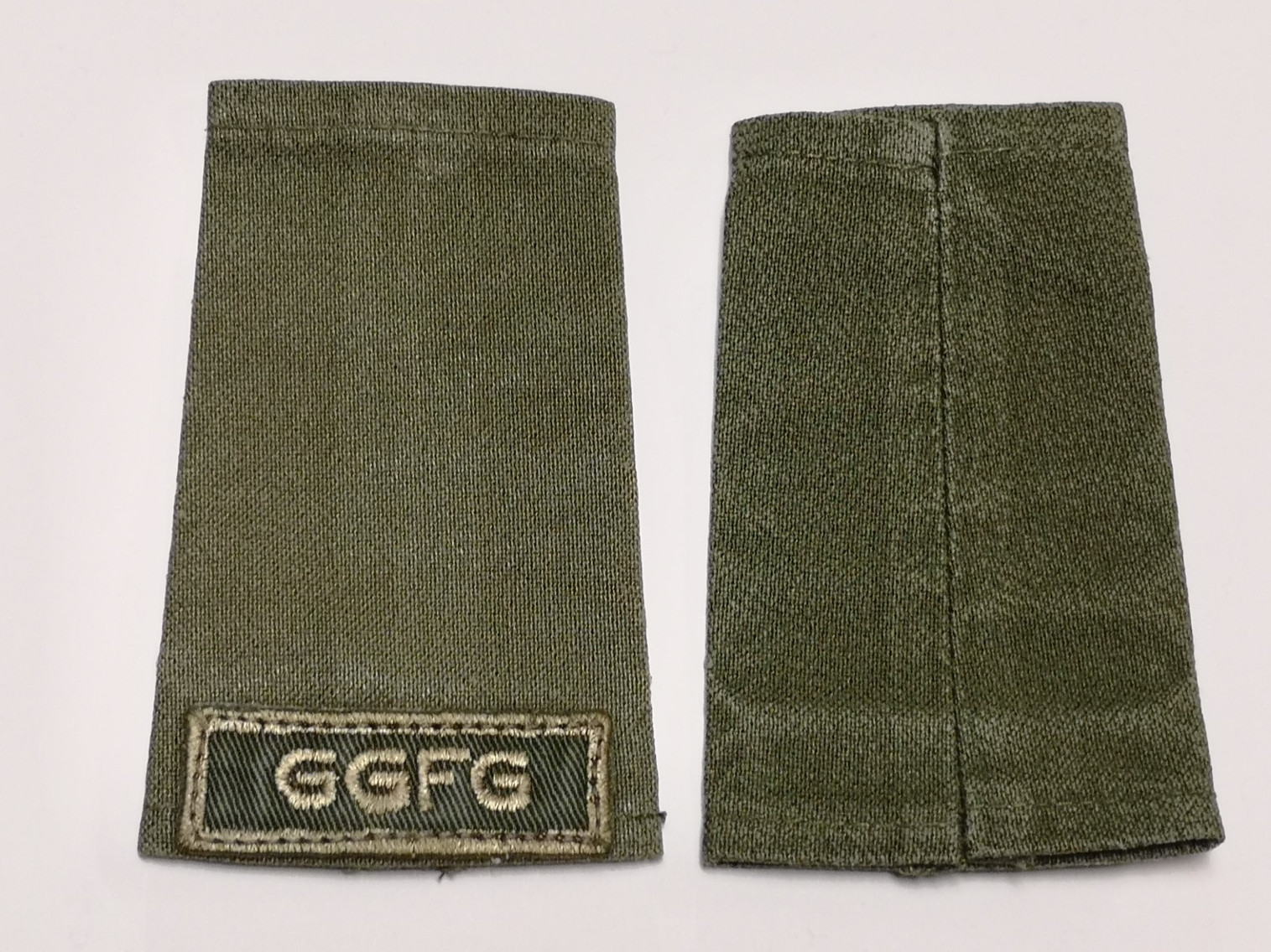 Canadian Armed Forces Green Rank Epaulets GGFG - Private (Basic)