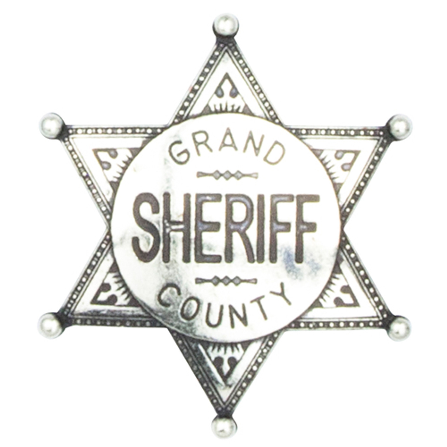 Denix Grand County Sheriff Badge - Nickel