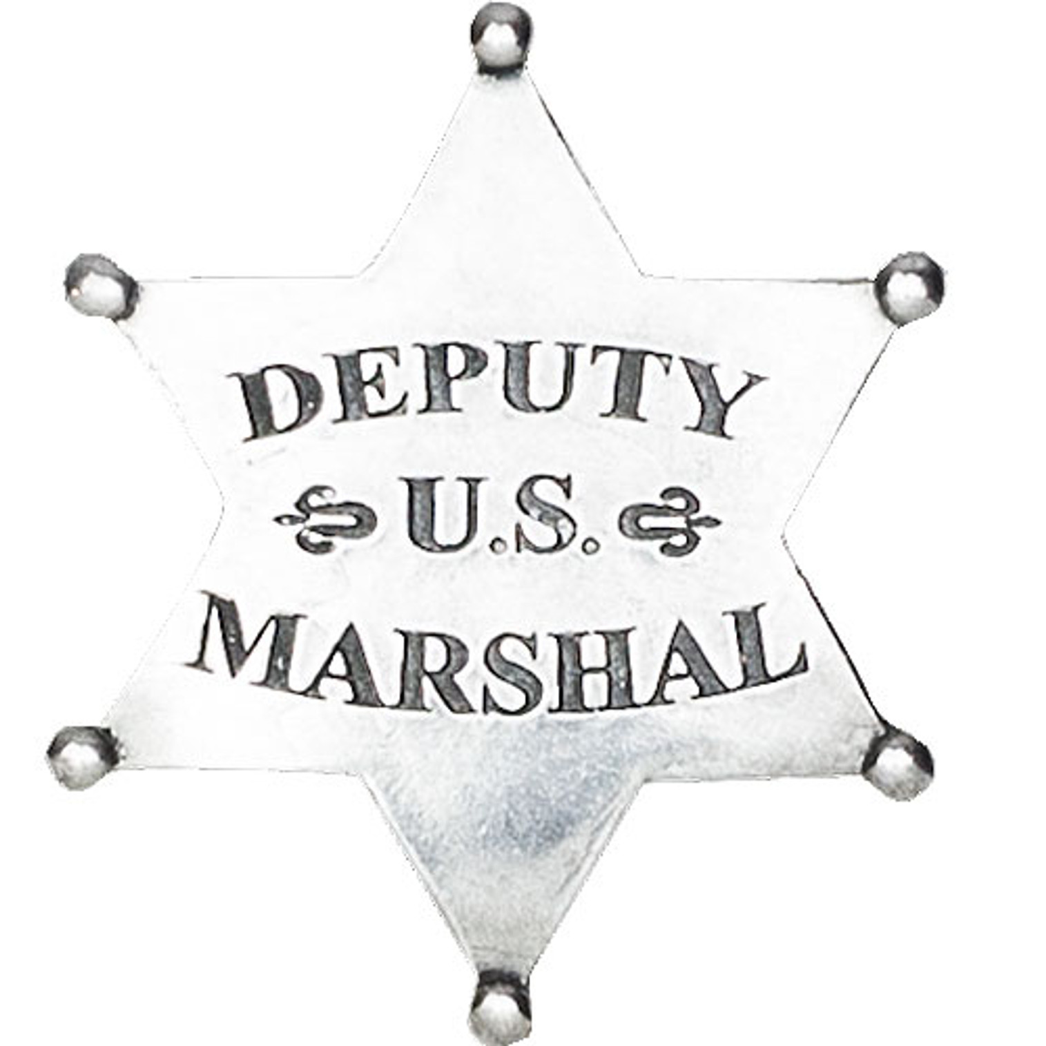 Denix Old West U.S. Deputy Marshal Badge - Silver