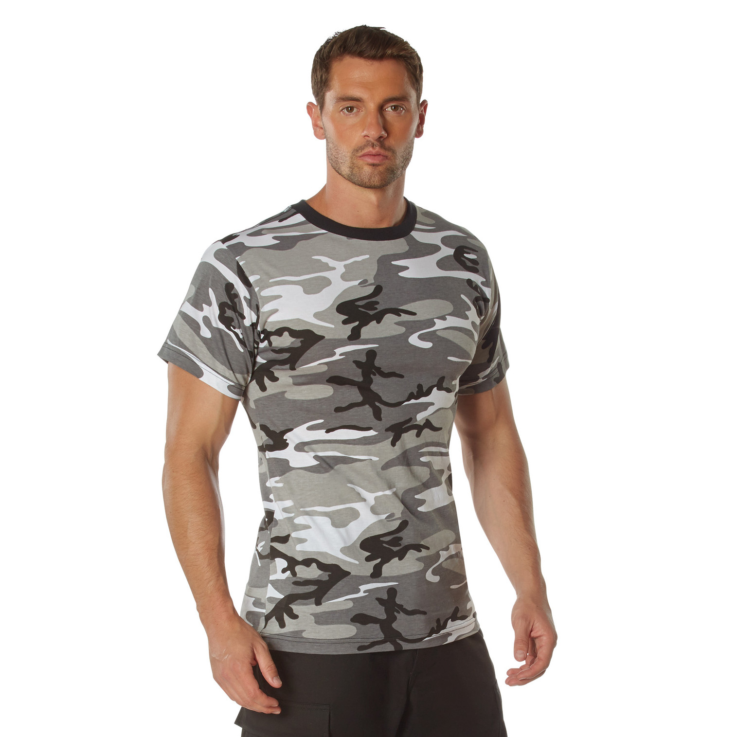 Rothco Camo 100% Cotton T-Shirt - City Camo