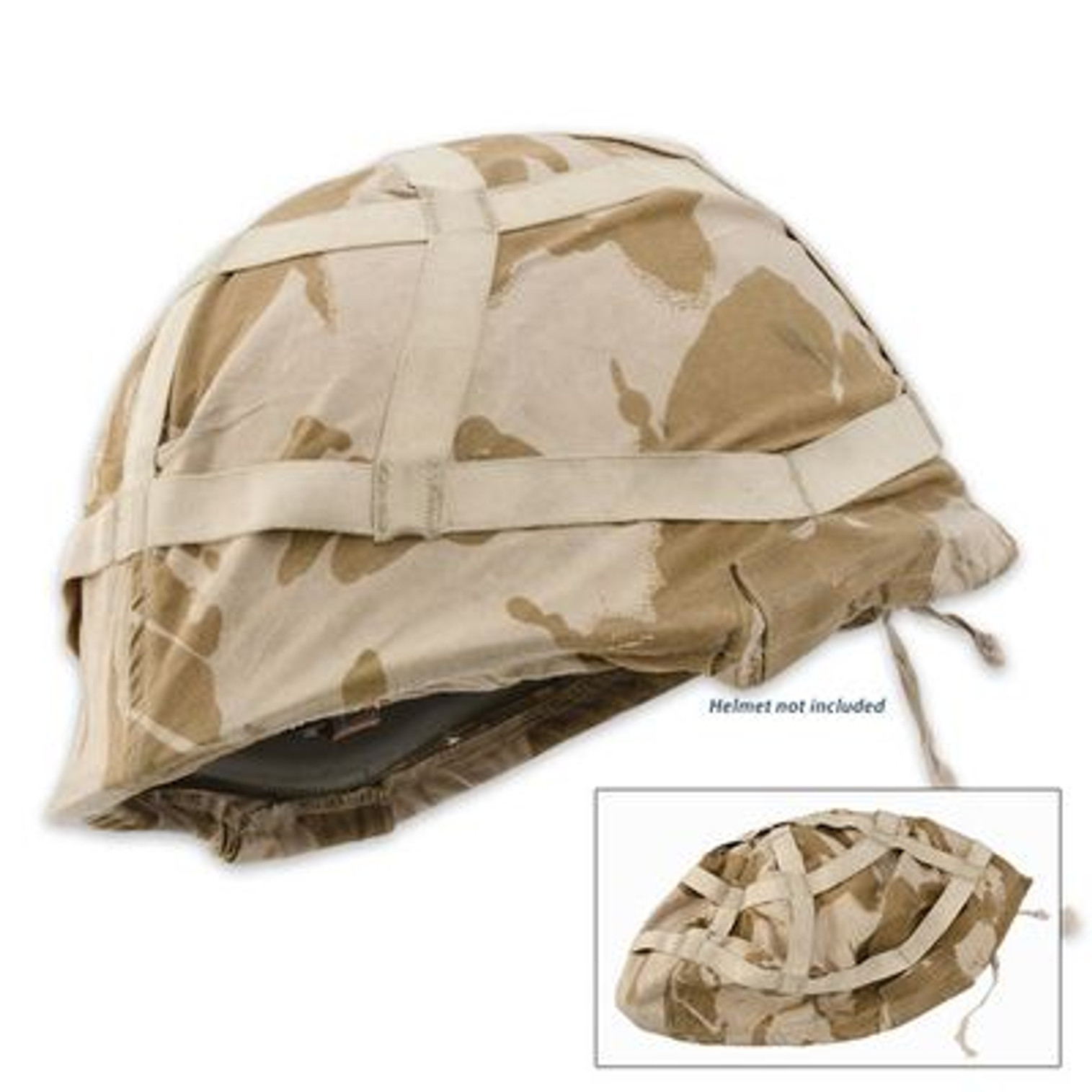 British Military Surplus Helmet Cover Desert Camo