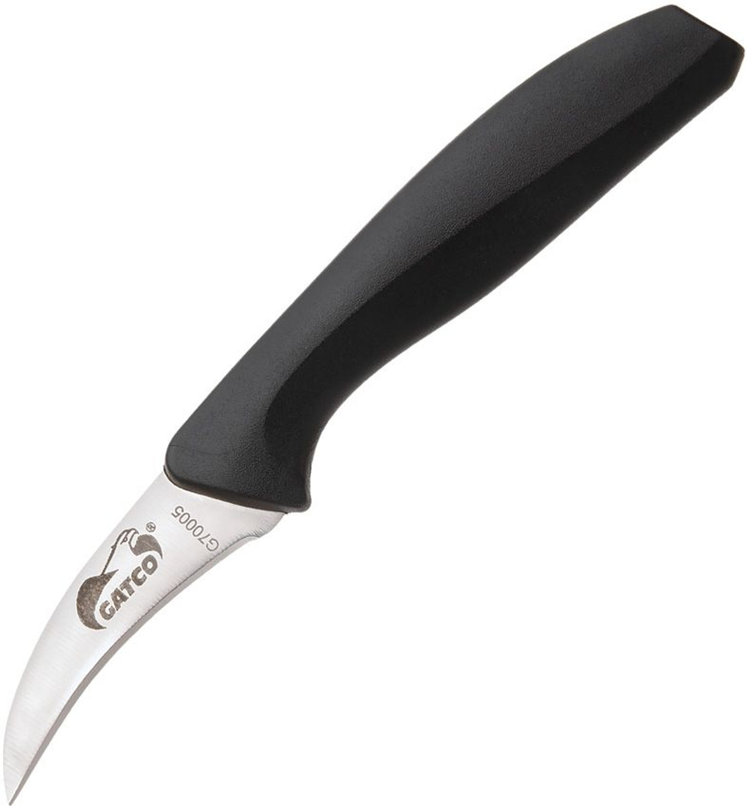 Gatco Curved Paring Knife Black