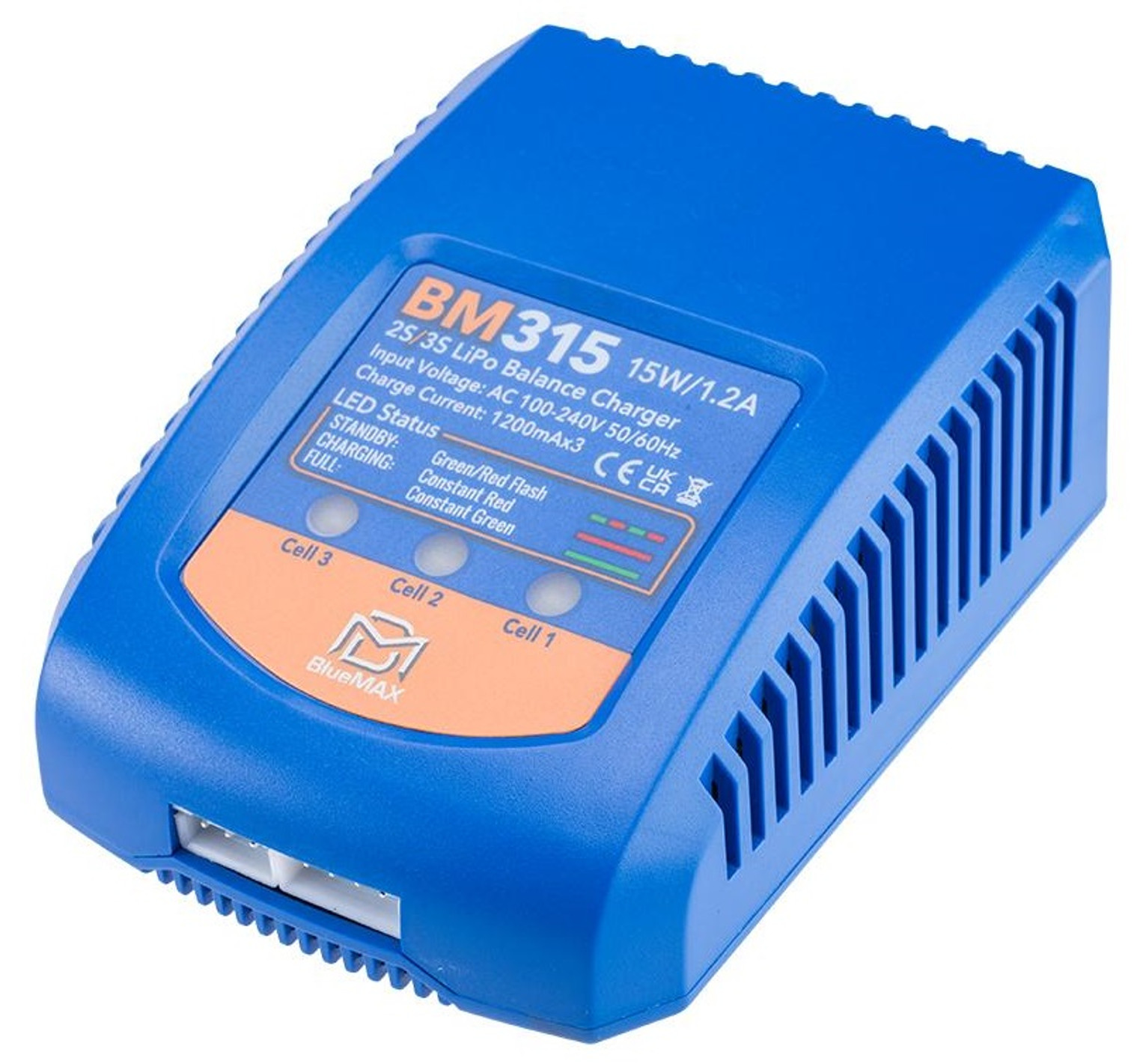 BlueMax BM315 Compact Balance Charger for Rechargeable LiPo Batteries
