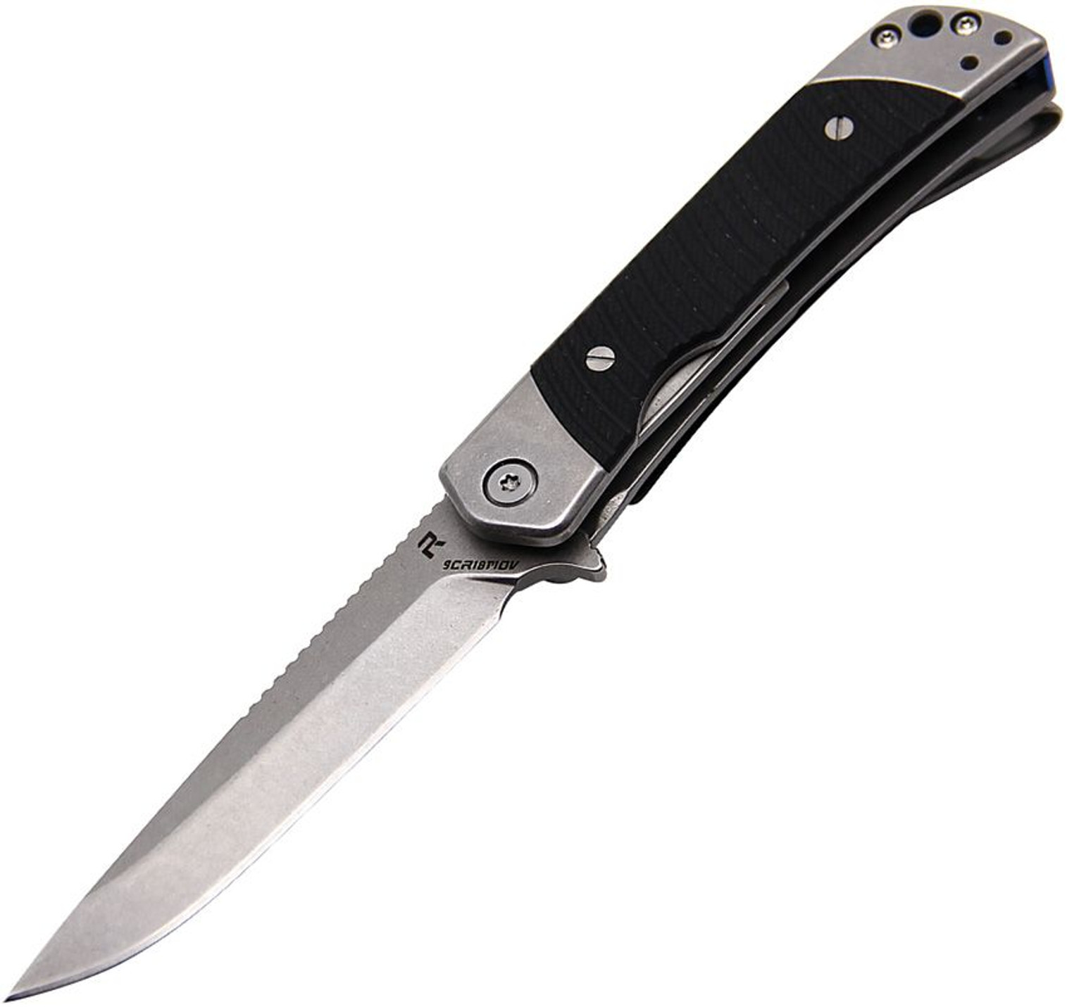 Duo Linerlock Drop Point Black