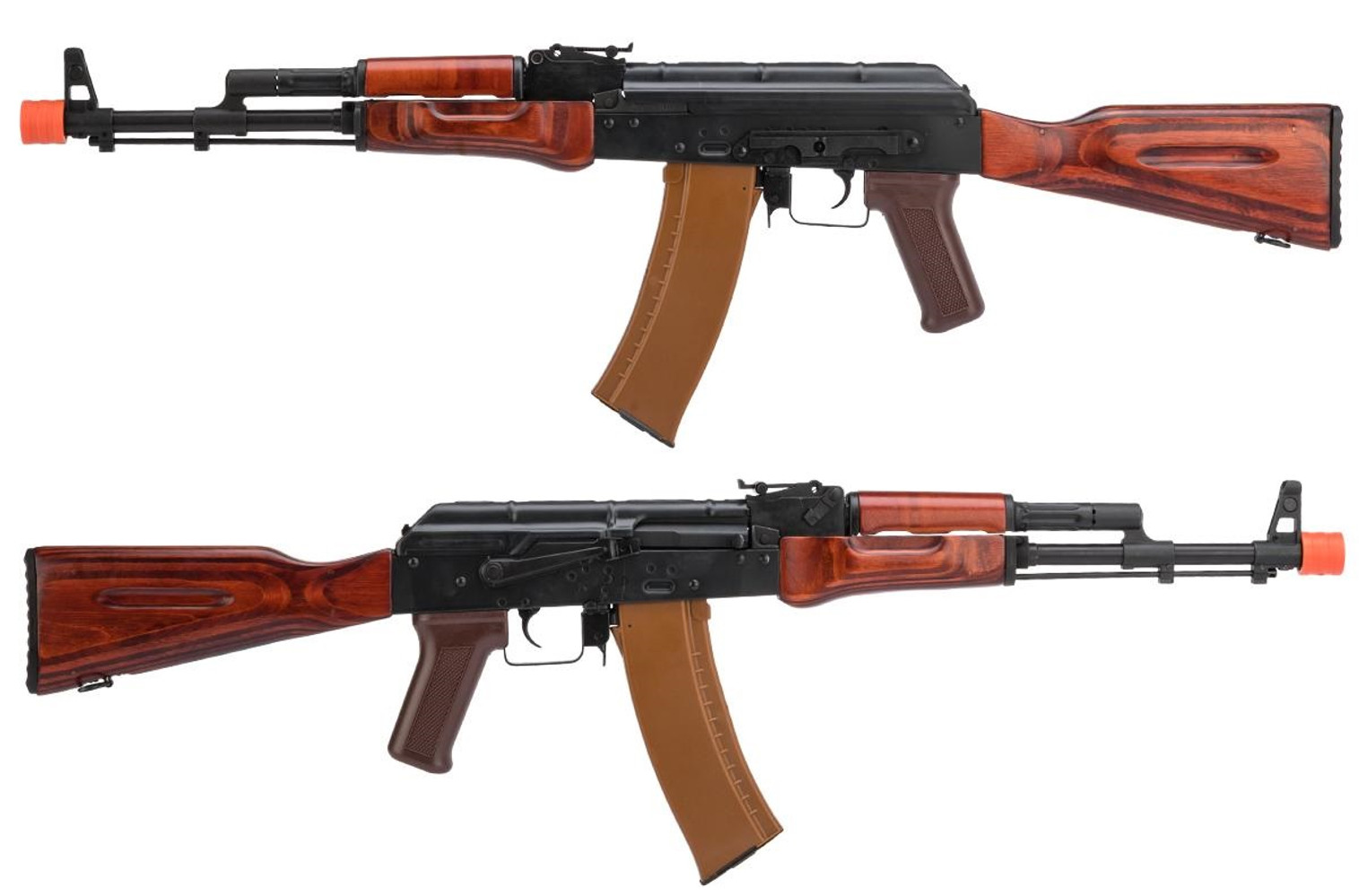 LCT Airsoft AK74 NV Stamped Steel Airsoft AEG w/ Real Wood Furniture