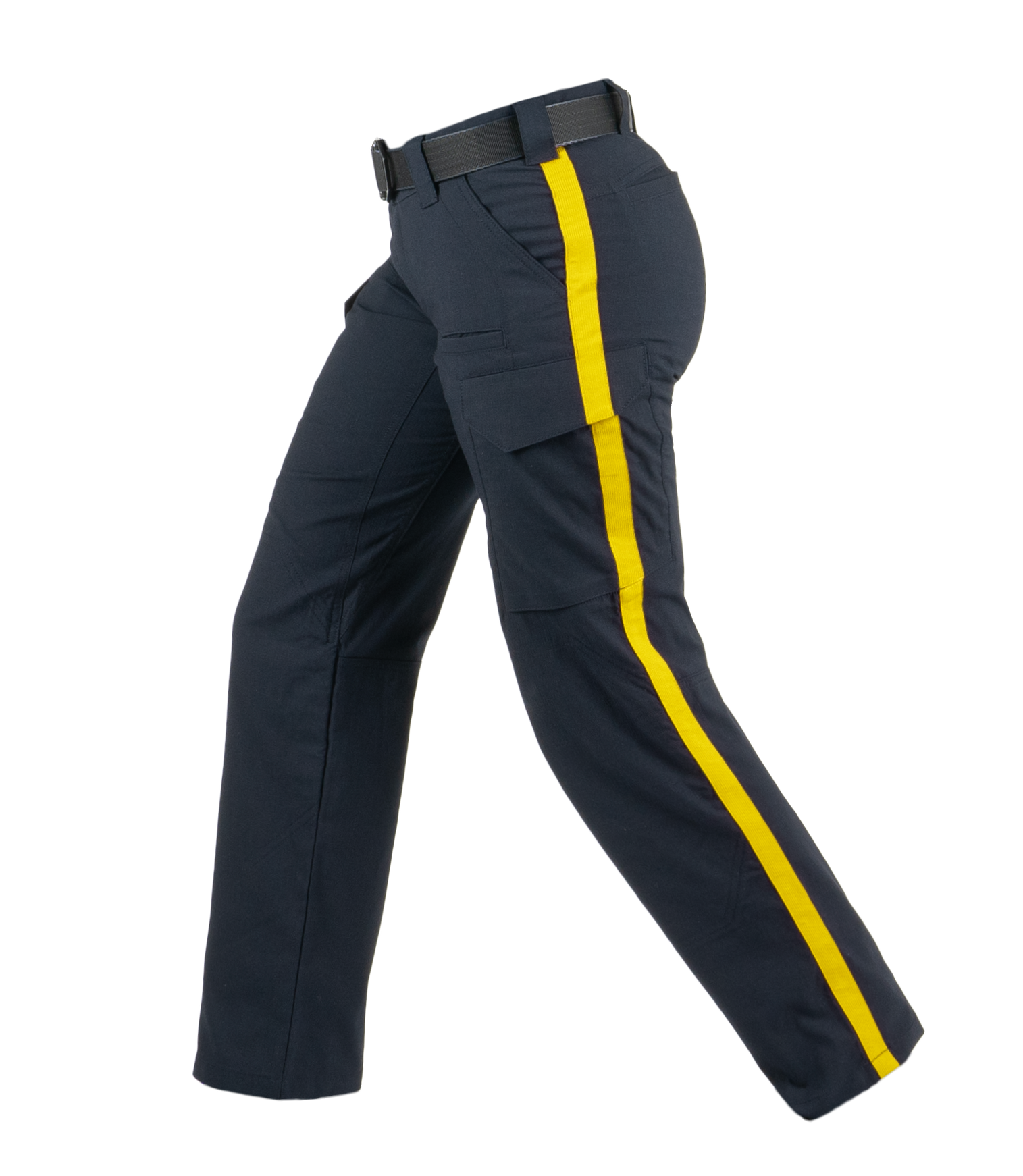 First Tactical Women's V2 Pant - Yellow Stripe (RCMP) - Midnight Navy