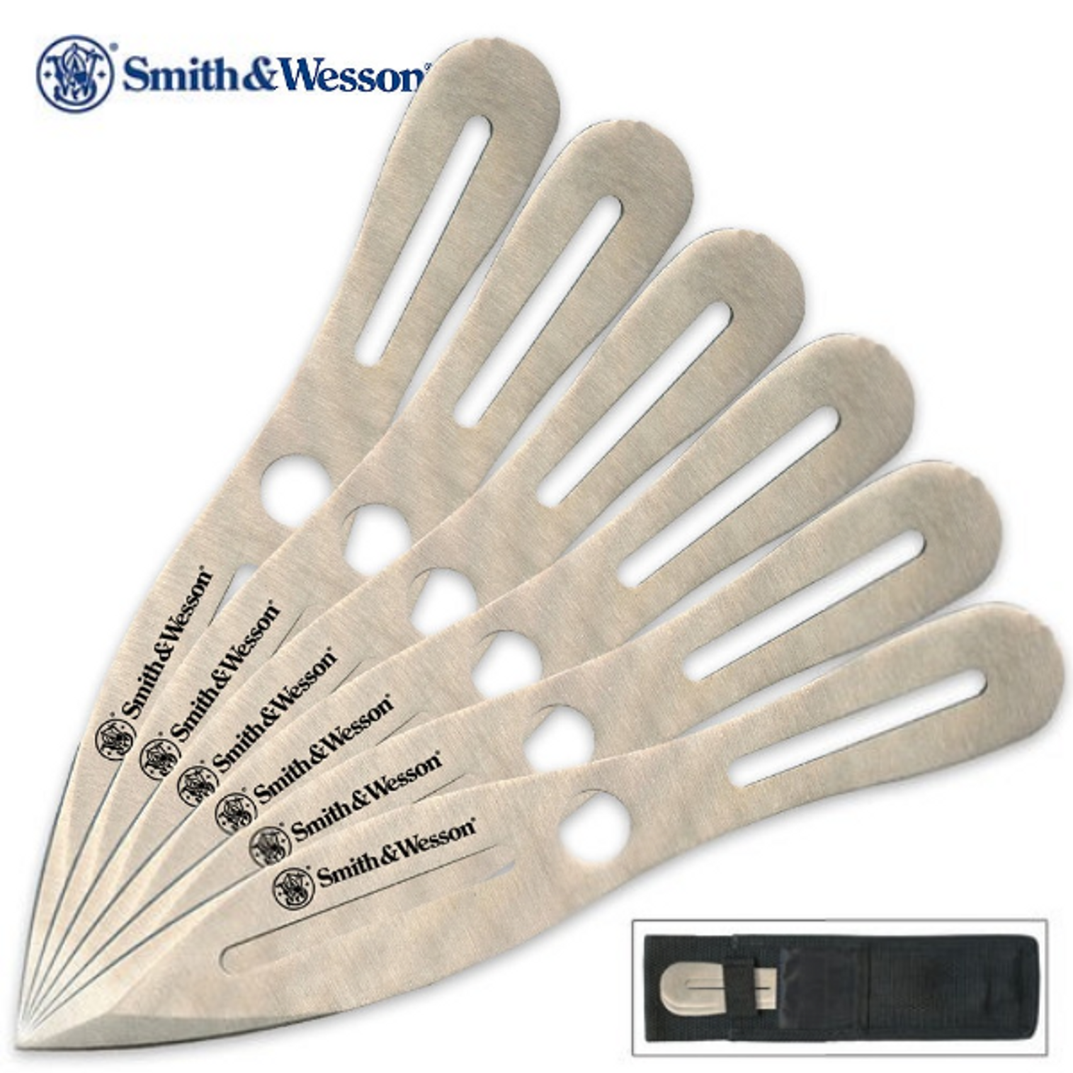 Smith & Wesson Throwing Knives 8in - 6-Pack