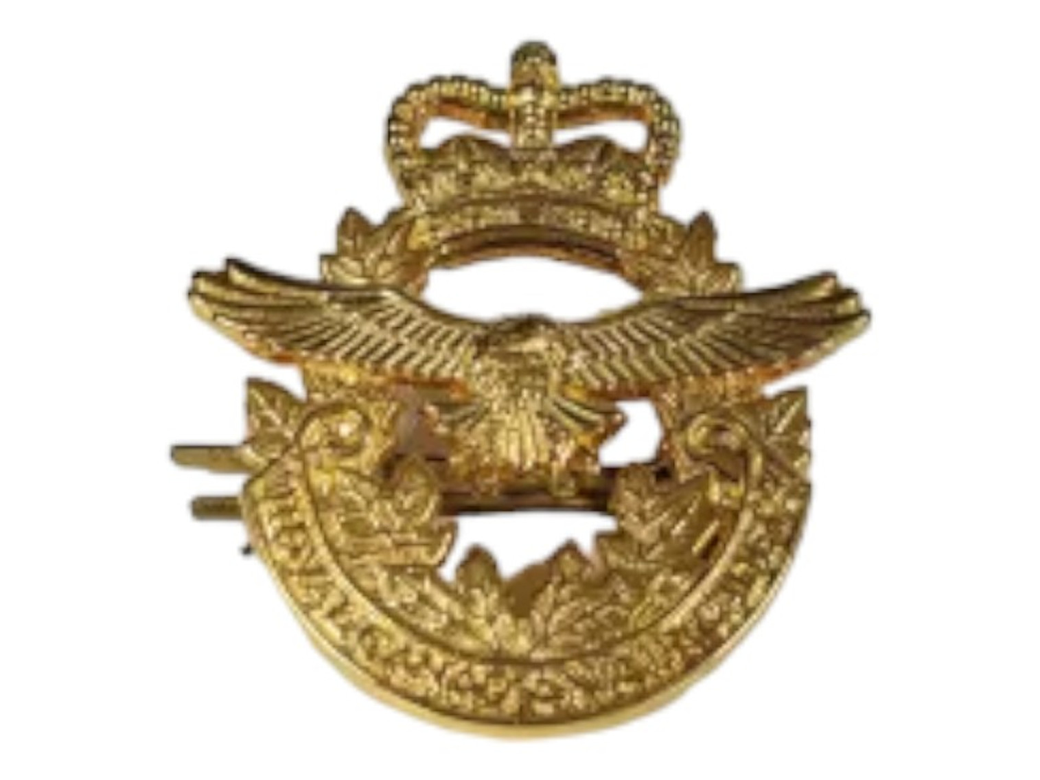 Royal Canadian Air Cadets Brass (Anodized) Cap Badge