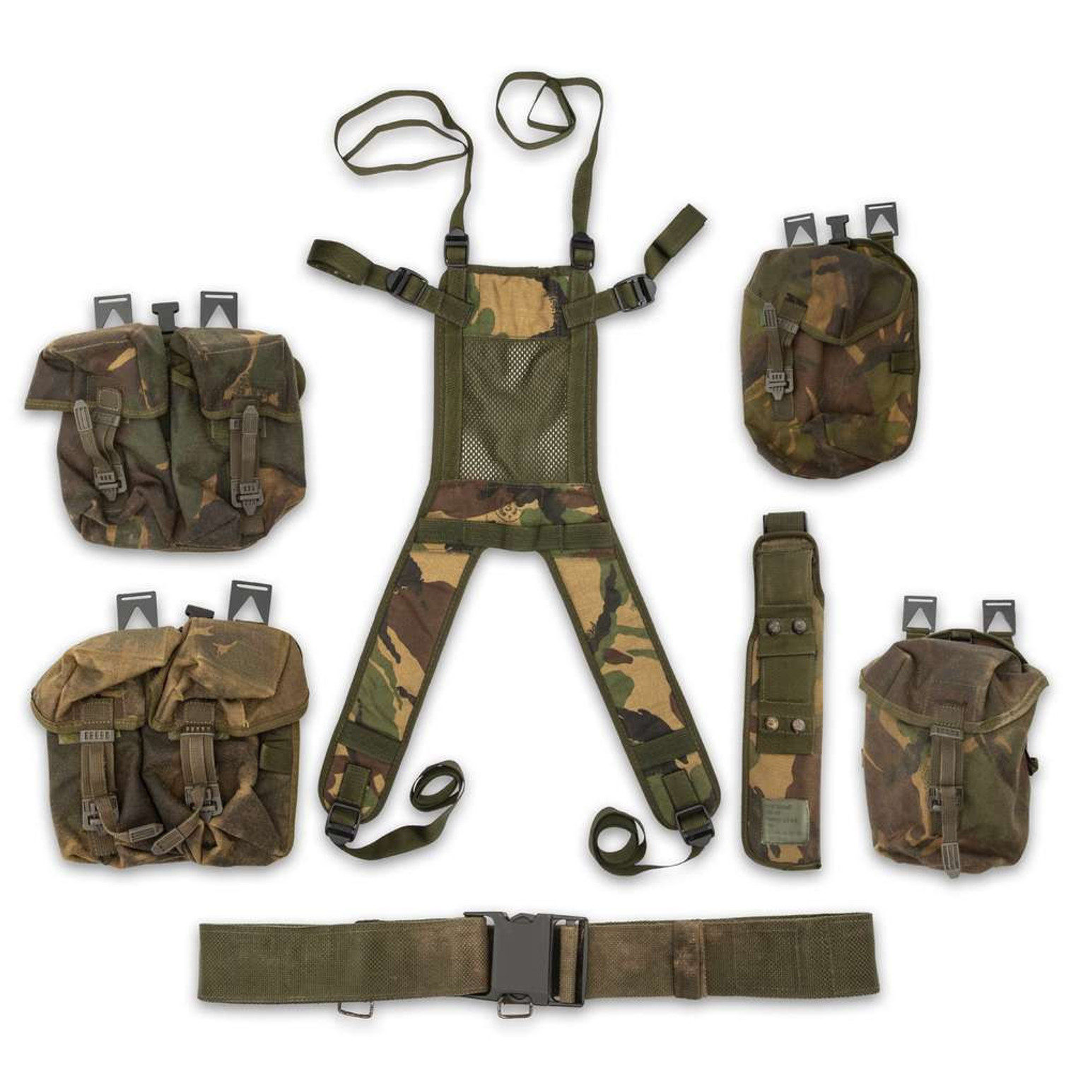 British Armed Forces Harness And Gear Bag Set DPM