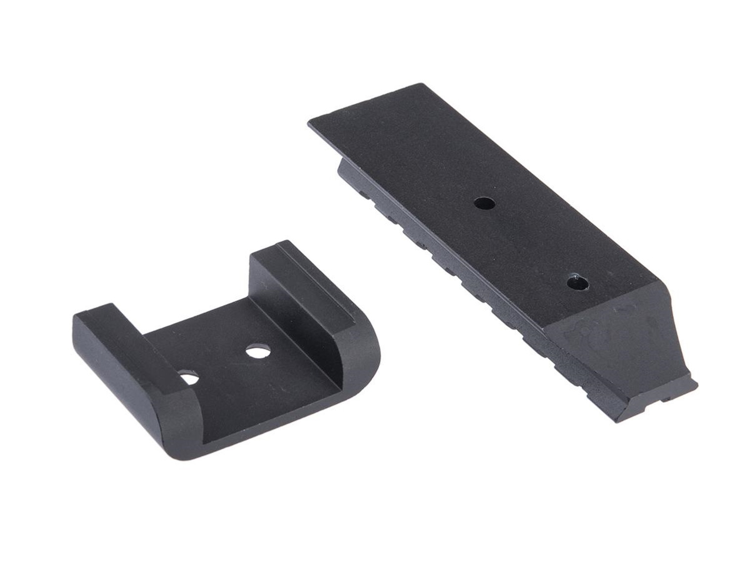 NOVRITSCH CNC Aluminum Low Profile Conversion Kit for SSR90 Airsoft AEG SMGs (Color: Black)
