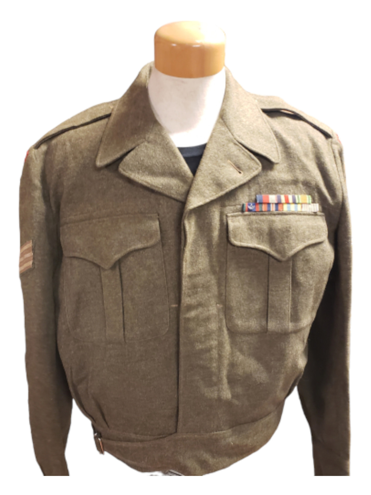 Korean War PPCLI Sergeant 1949 Battledress Tunic 