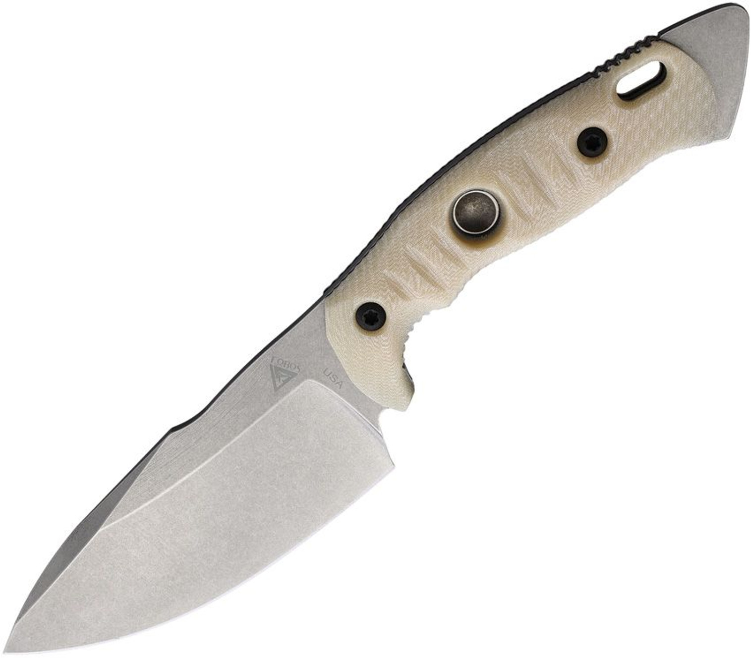  Fobos Knives Alaris Fixed Blade Ivory/Black