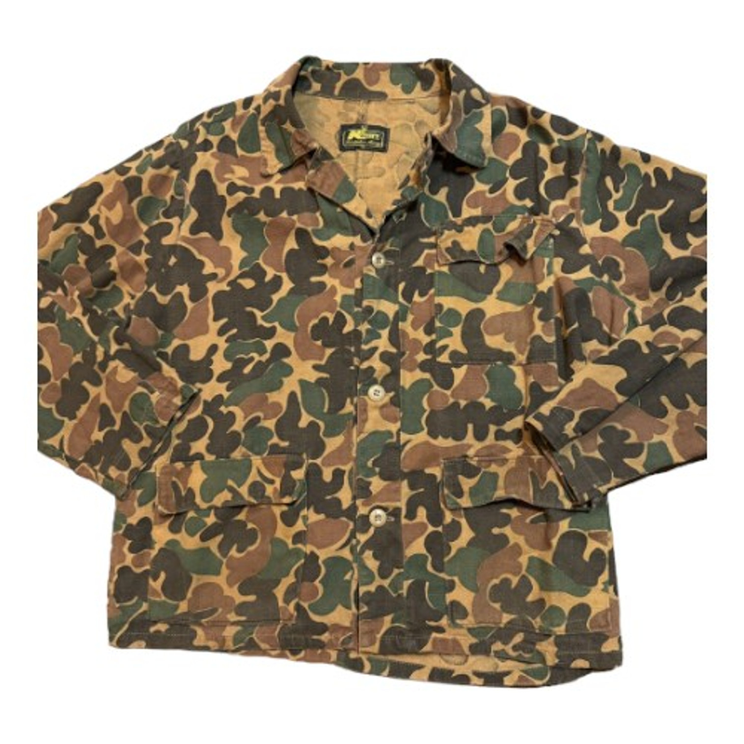 Vintage Kmart Duck Hunting Camouflage Shirt - Size Large
