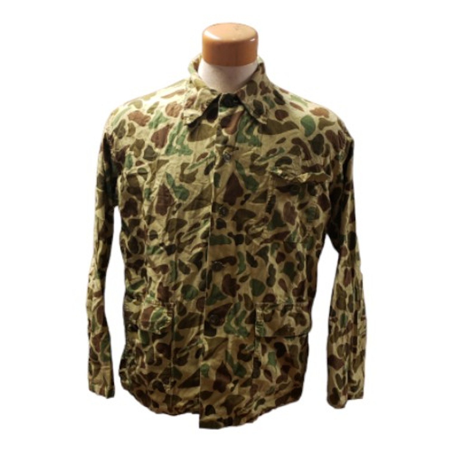 Vintage Caliber Sportman's Apparel Duck Hunting Camouflage Shirt- Size Medium