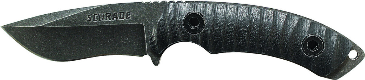 Schrade Full Tang Drop Point Re-Curve Fixed Blade Knife