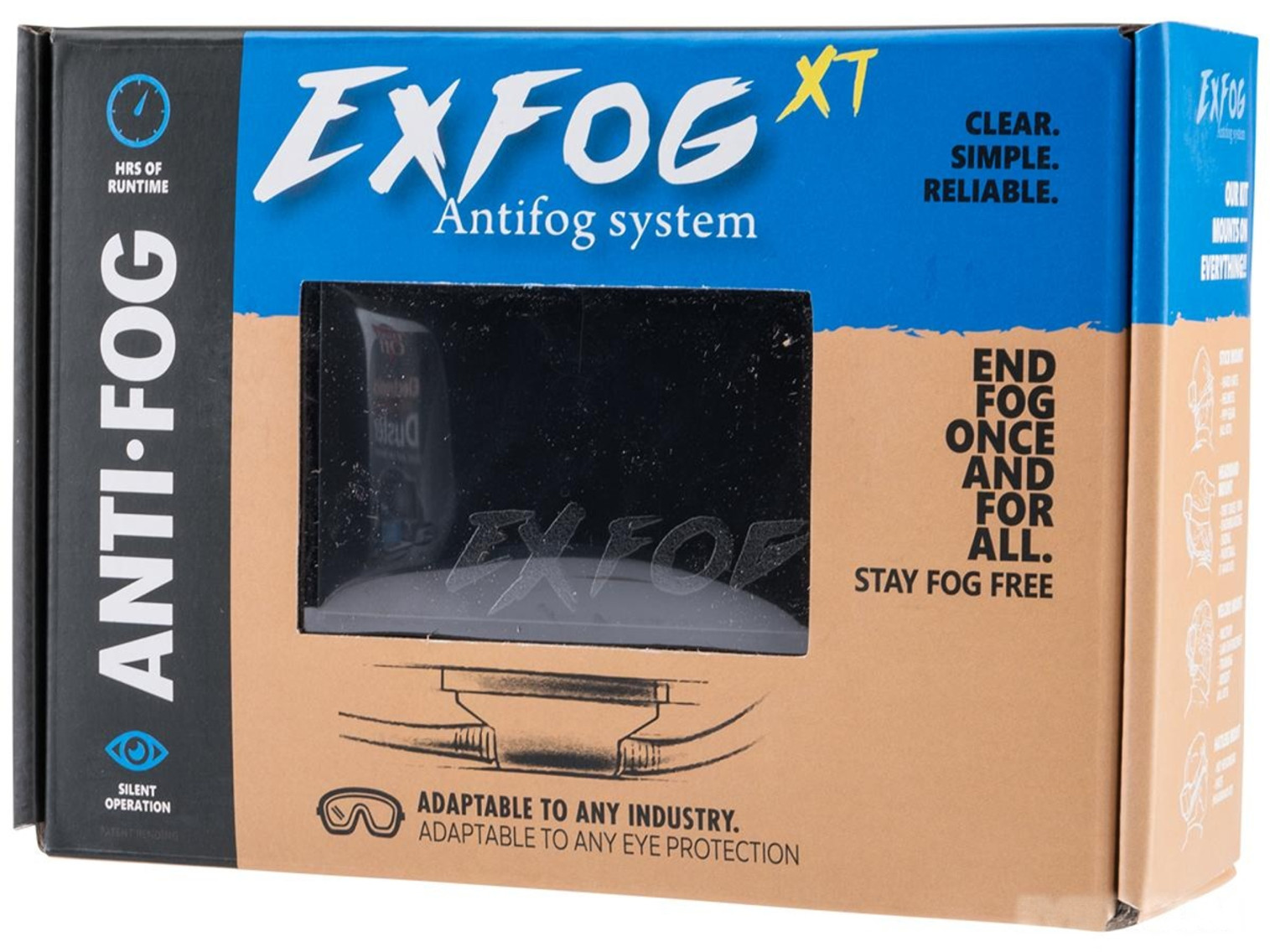 EXFOG Goggle Anti-Fog Fan Kit