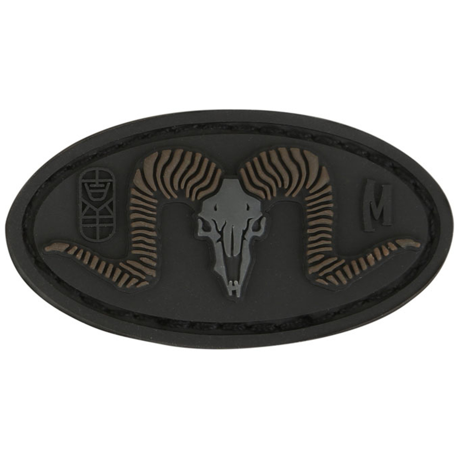 Ram Skull PVC - Morale Patch - Stealth