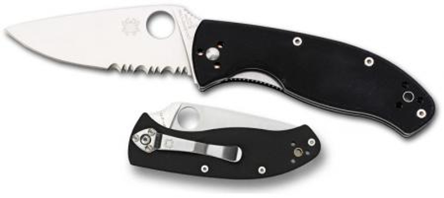 Spyderco Tenacious 50/50 Edge Folding Knife